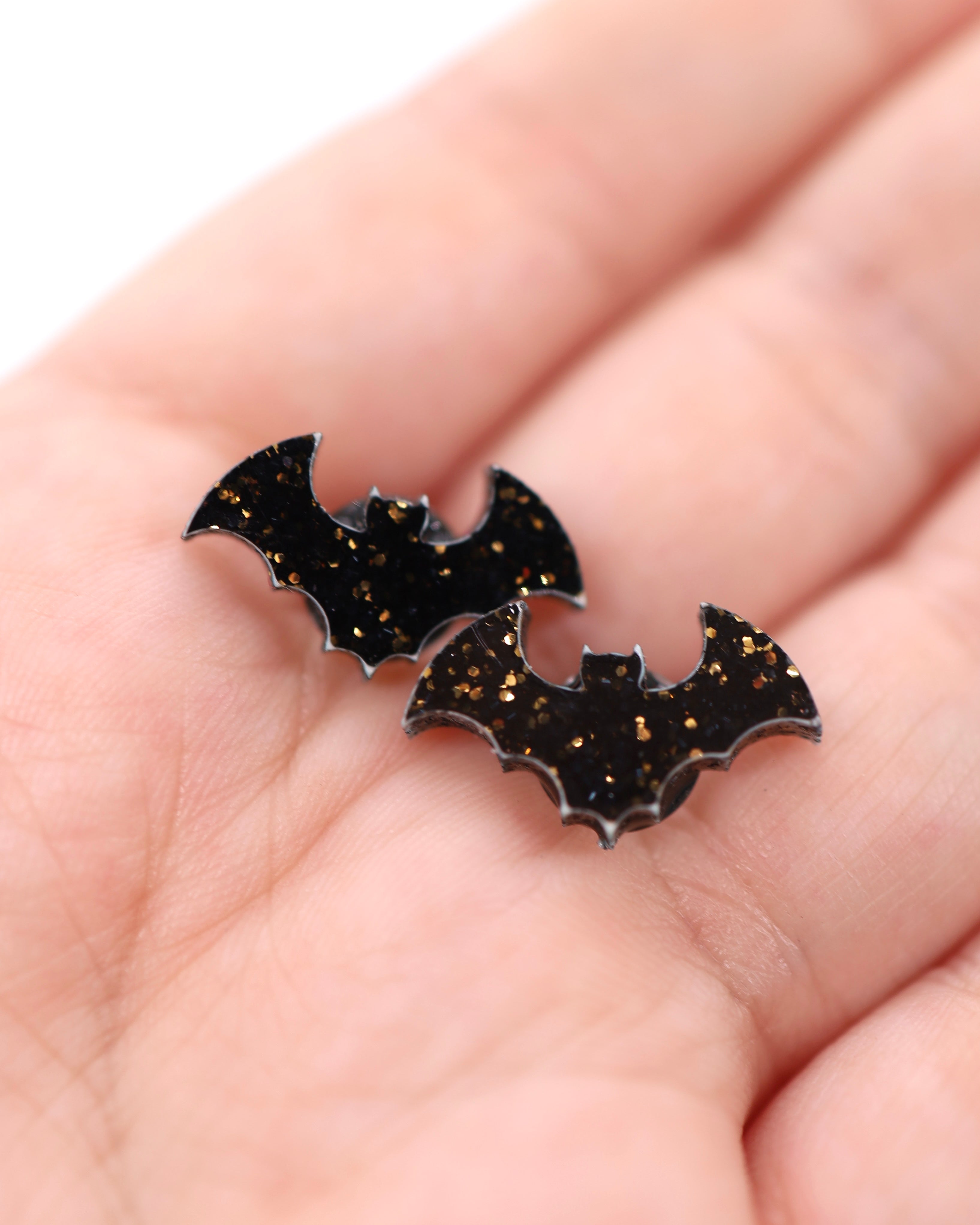 Bat Stud Earrings