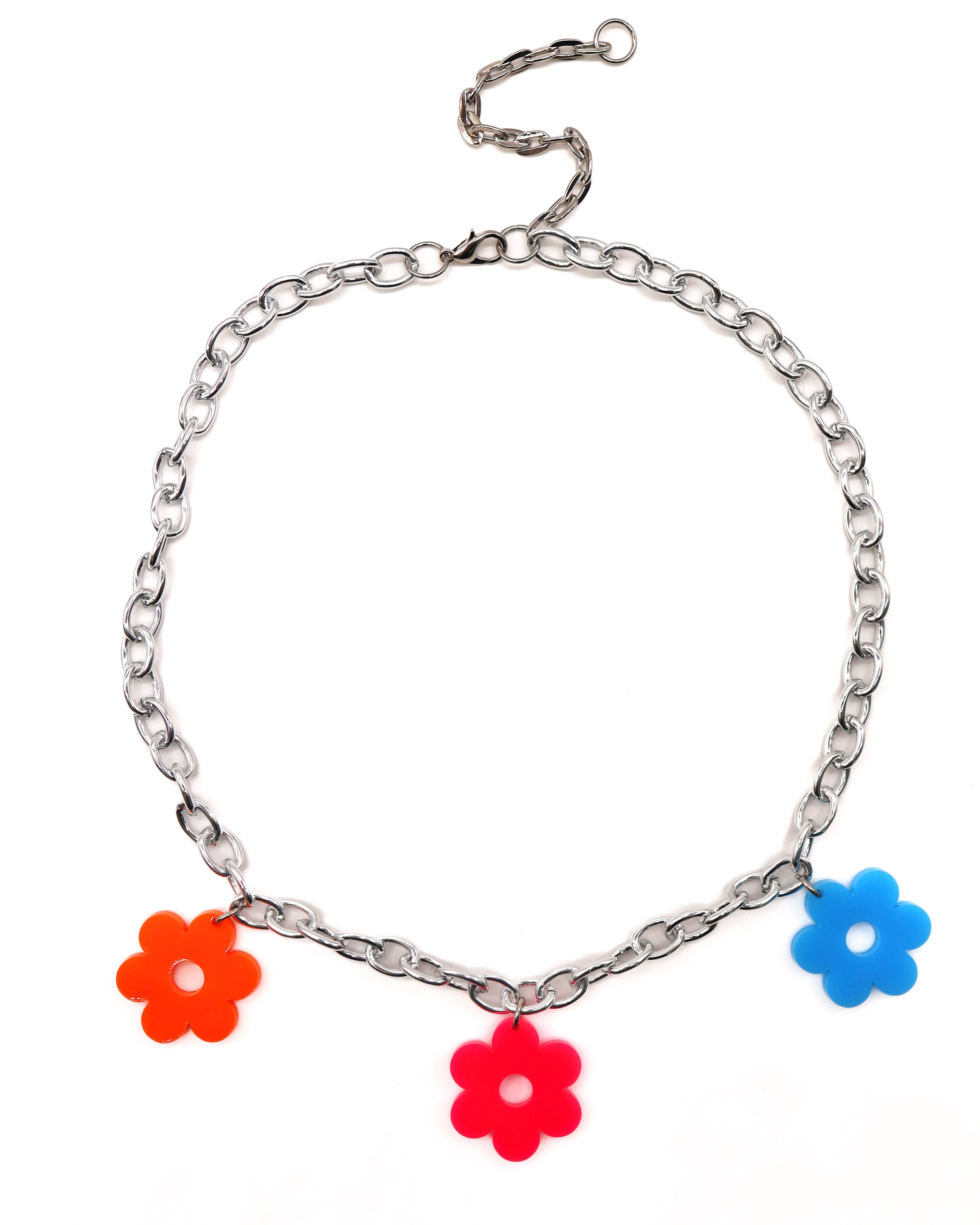Flower Power Kandi Choker Necklace - One Stop Rave