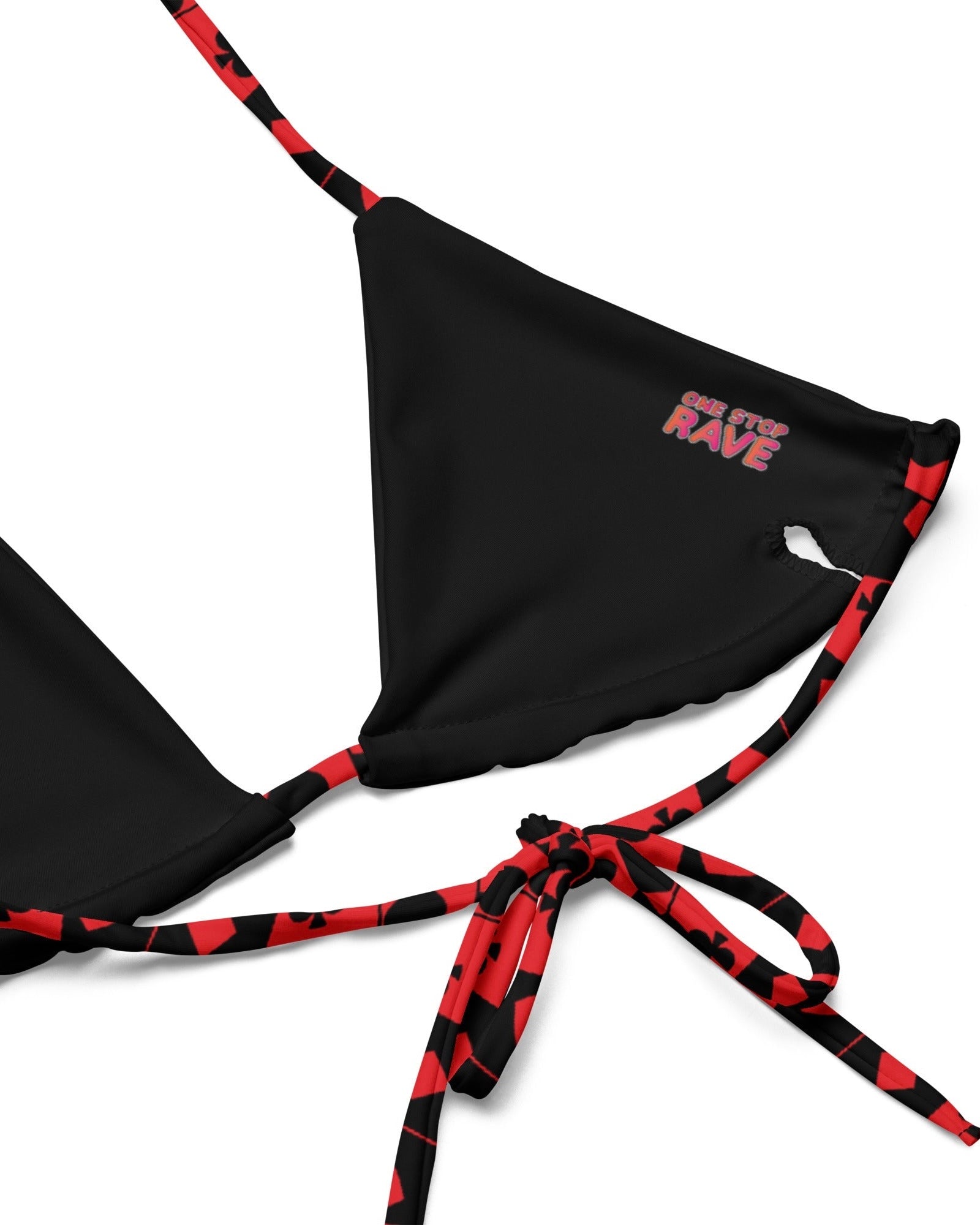 Ace Of Hearts Bikini Top