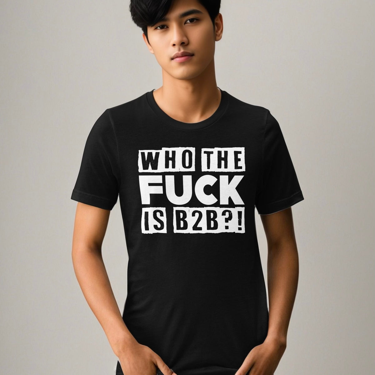 Who TF Is B2B?! T-Shirt | Rave T-Shirt - Festival T-Shirt - Rave