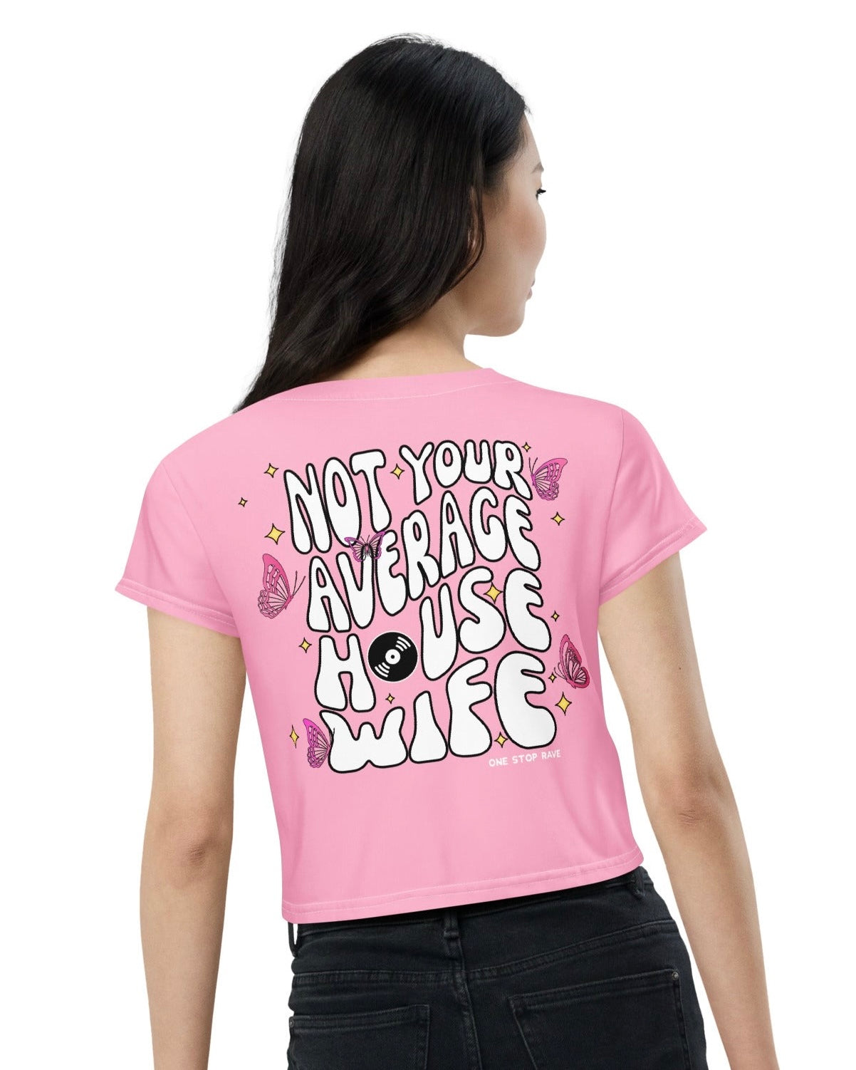 Not Your Average House Wife Crop Tee