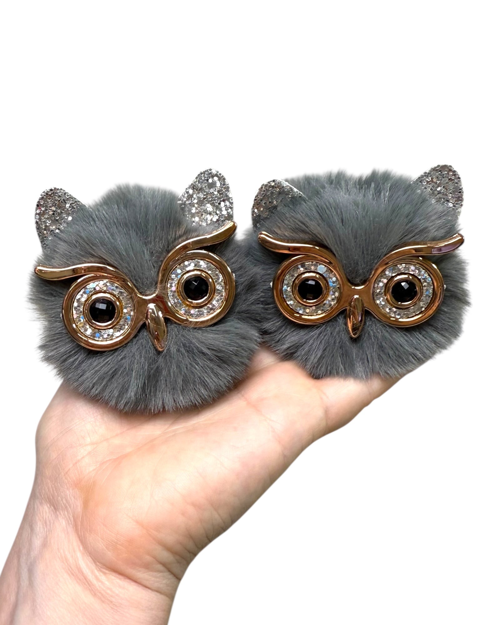 Owl Space Bunz Pom Pom Hair Clips | Rave & Festival Hair Accessories