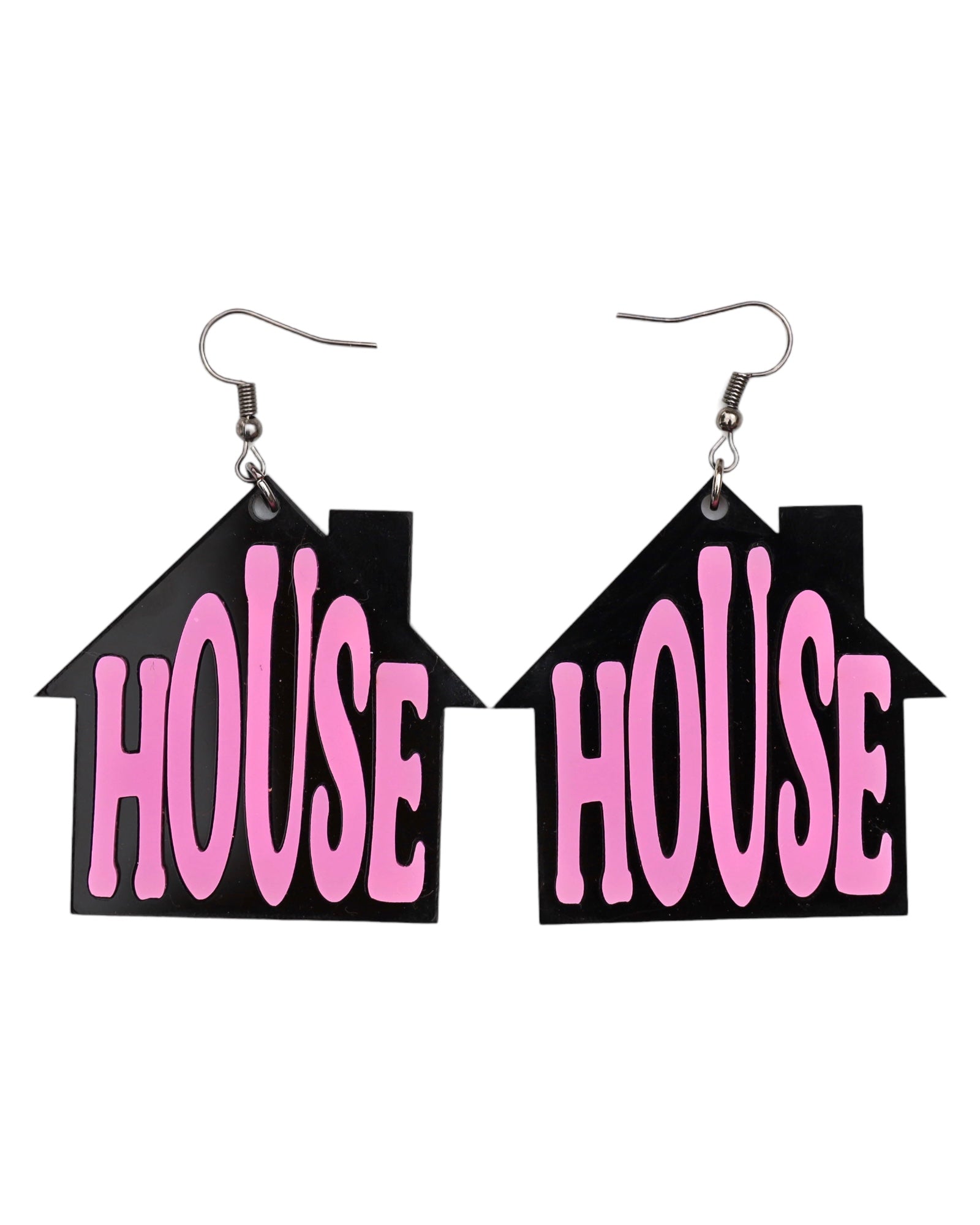 Two Tone House Earrings