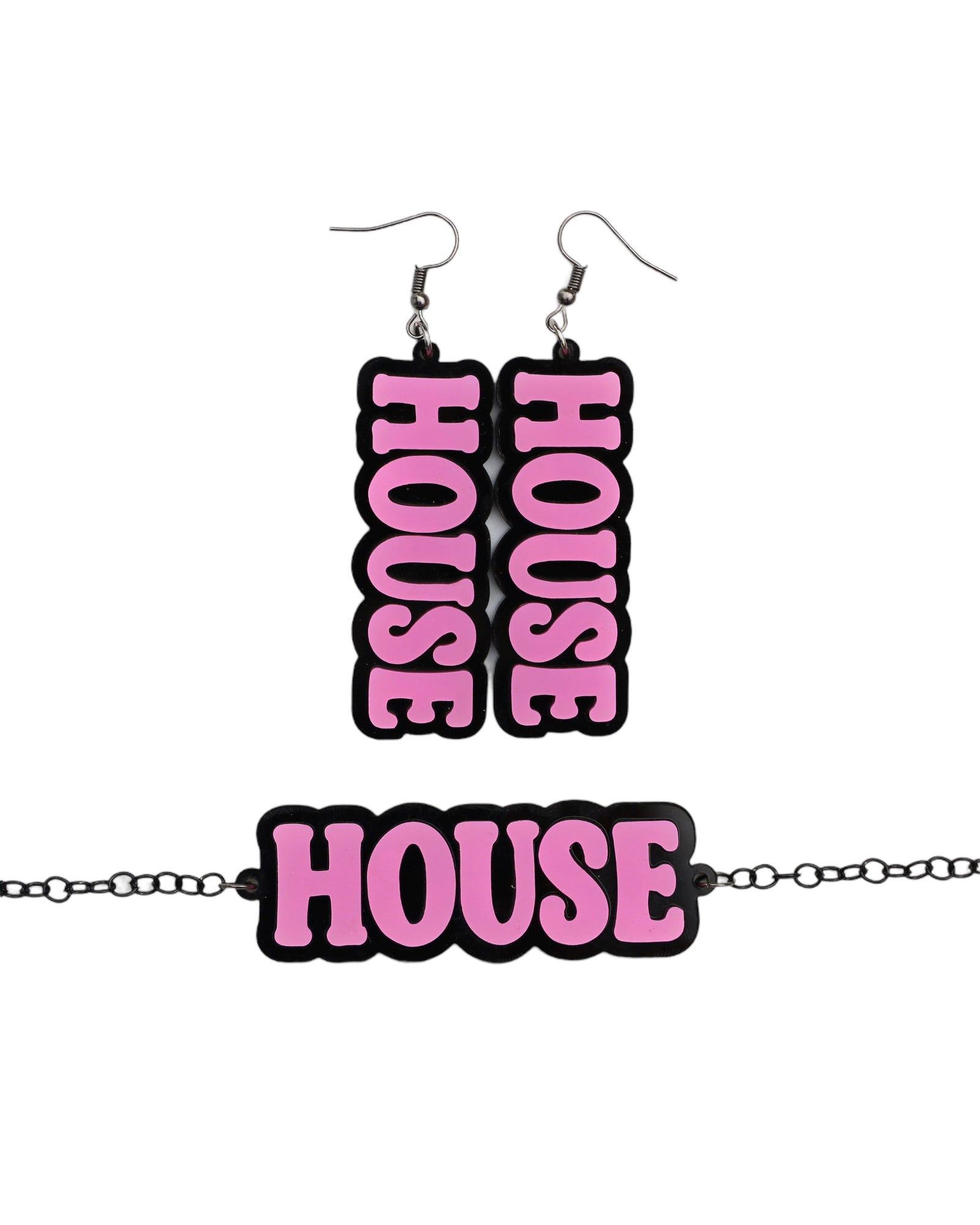 Two Tone House Music Choker Necklace