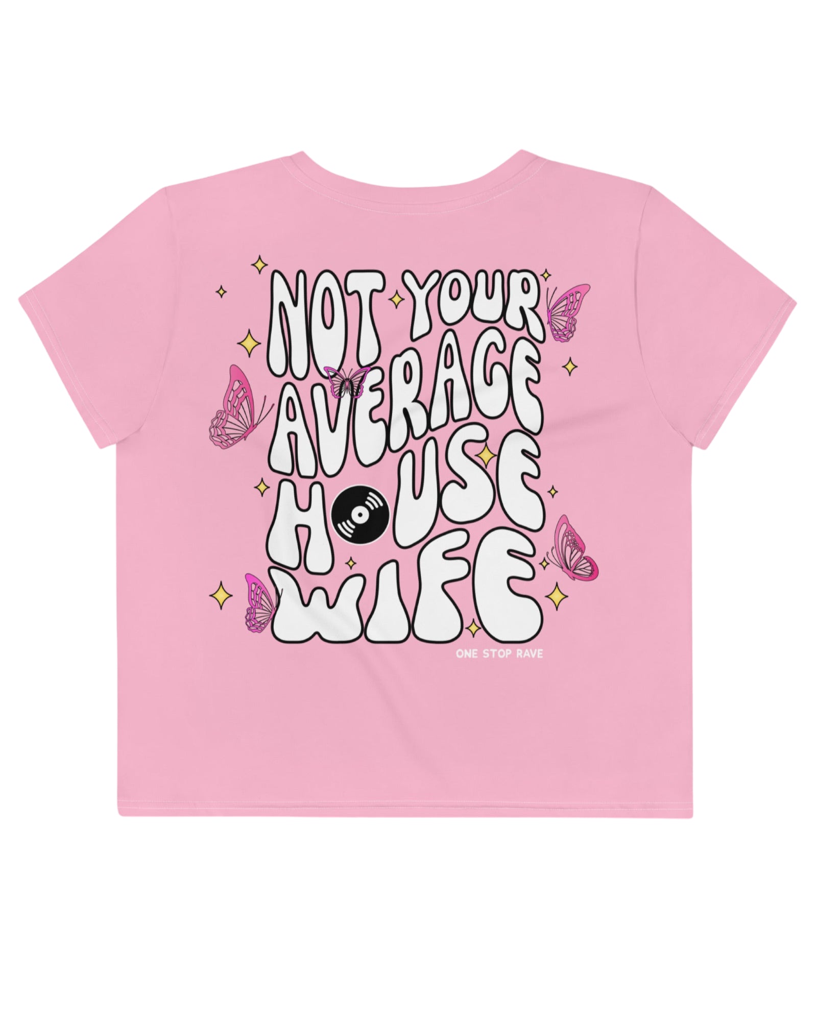 Not Your Average House Wife Crop Tee
