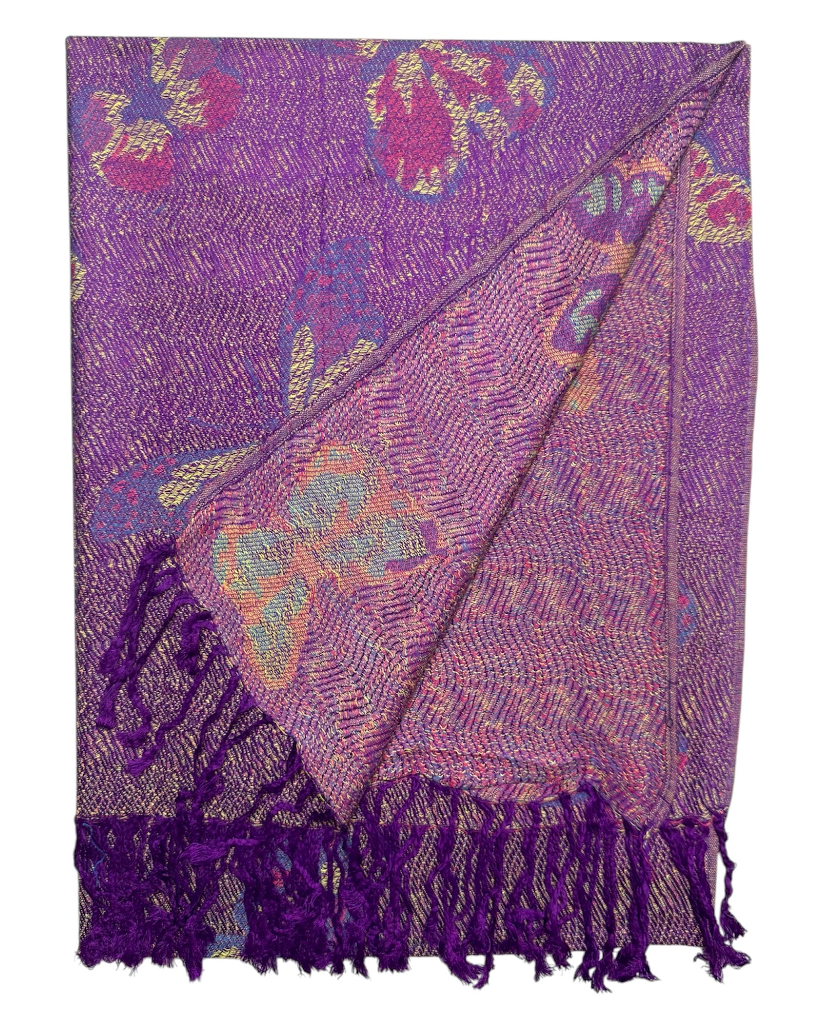 Pashmina Purple Butterfly Flutter Rave