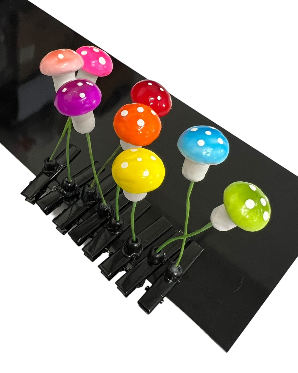 Mushroom Sprout Clips 8-PC Set | Rave Trinkets | Sprouts For Raves