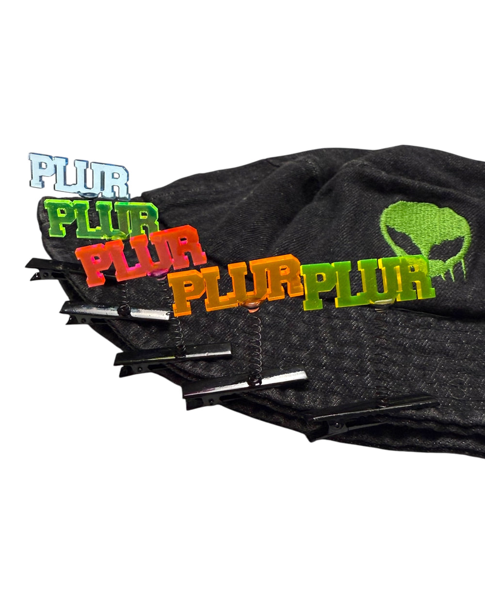 PLUR Sprout Clips 5-PC Set | Rave Trinkets | Sprouts For Raves