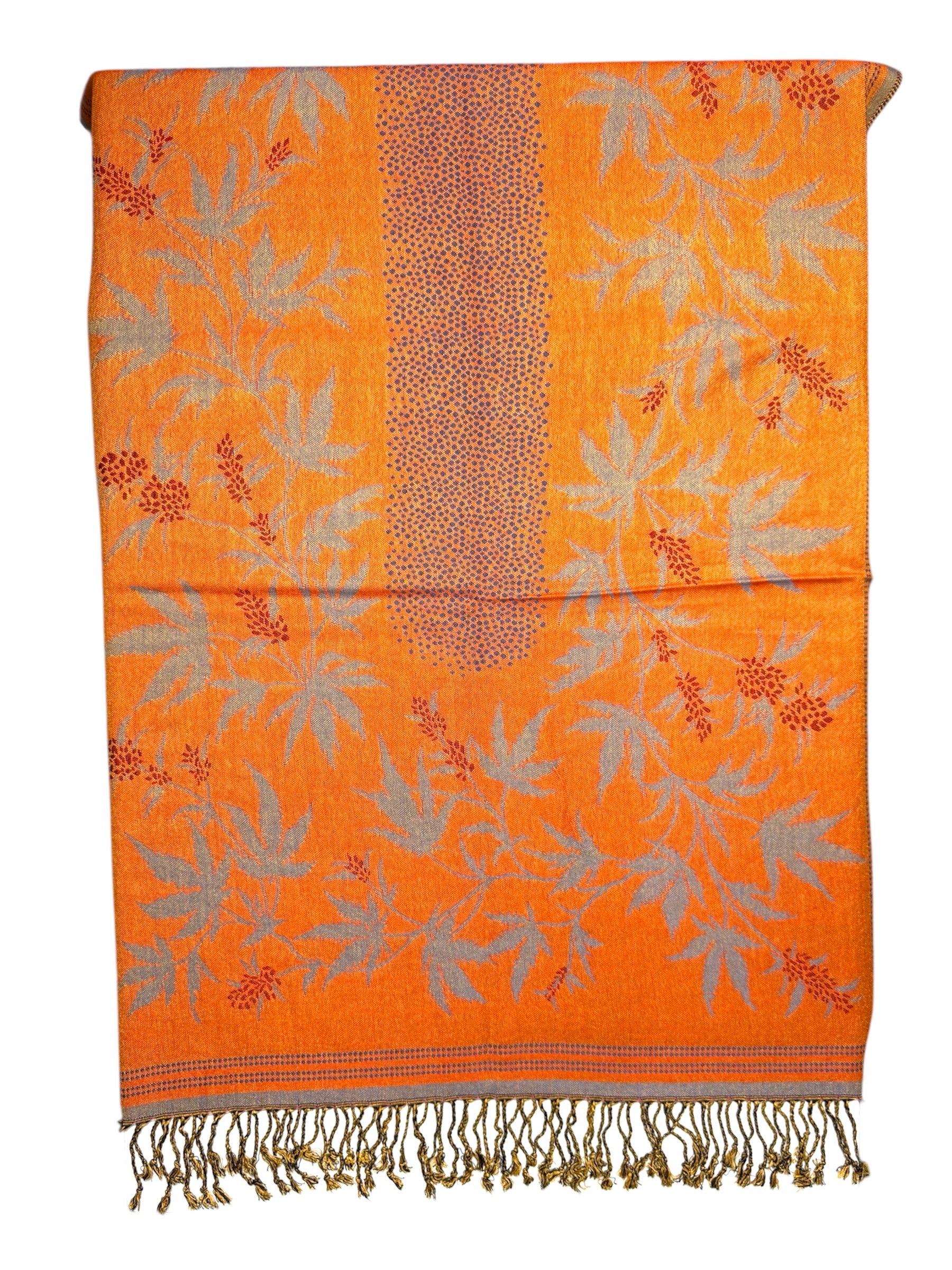 Navy Blue Blaze Reversible Rave Pashmina