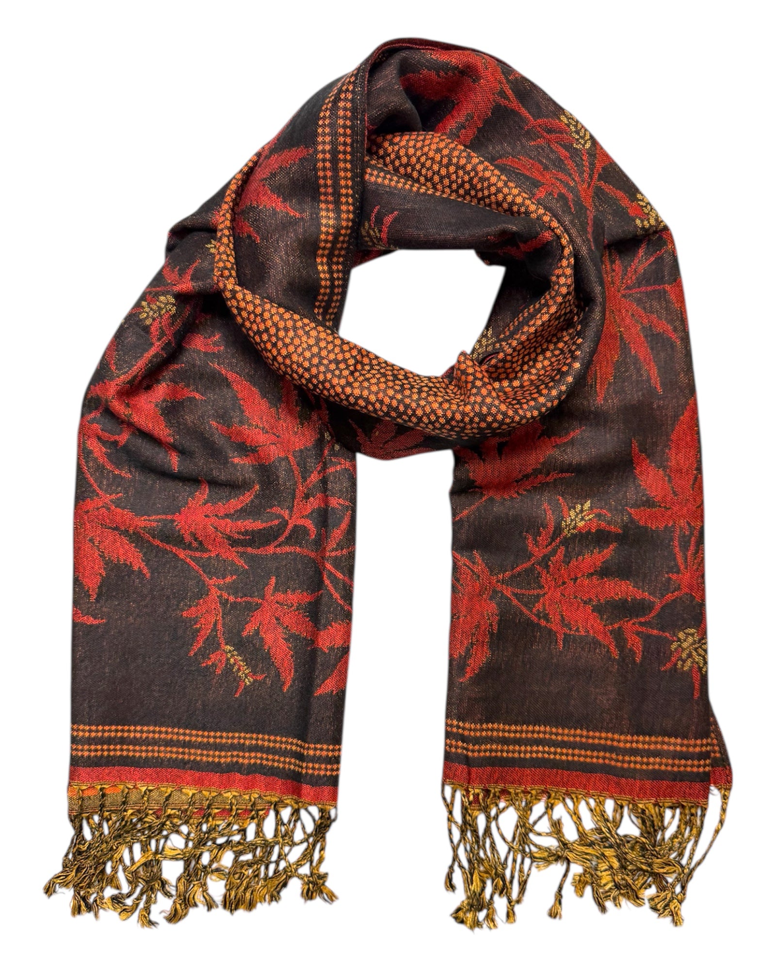 Black Blaze Reversible Rave Pashmina