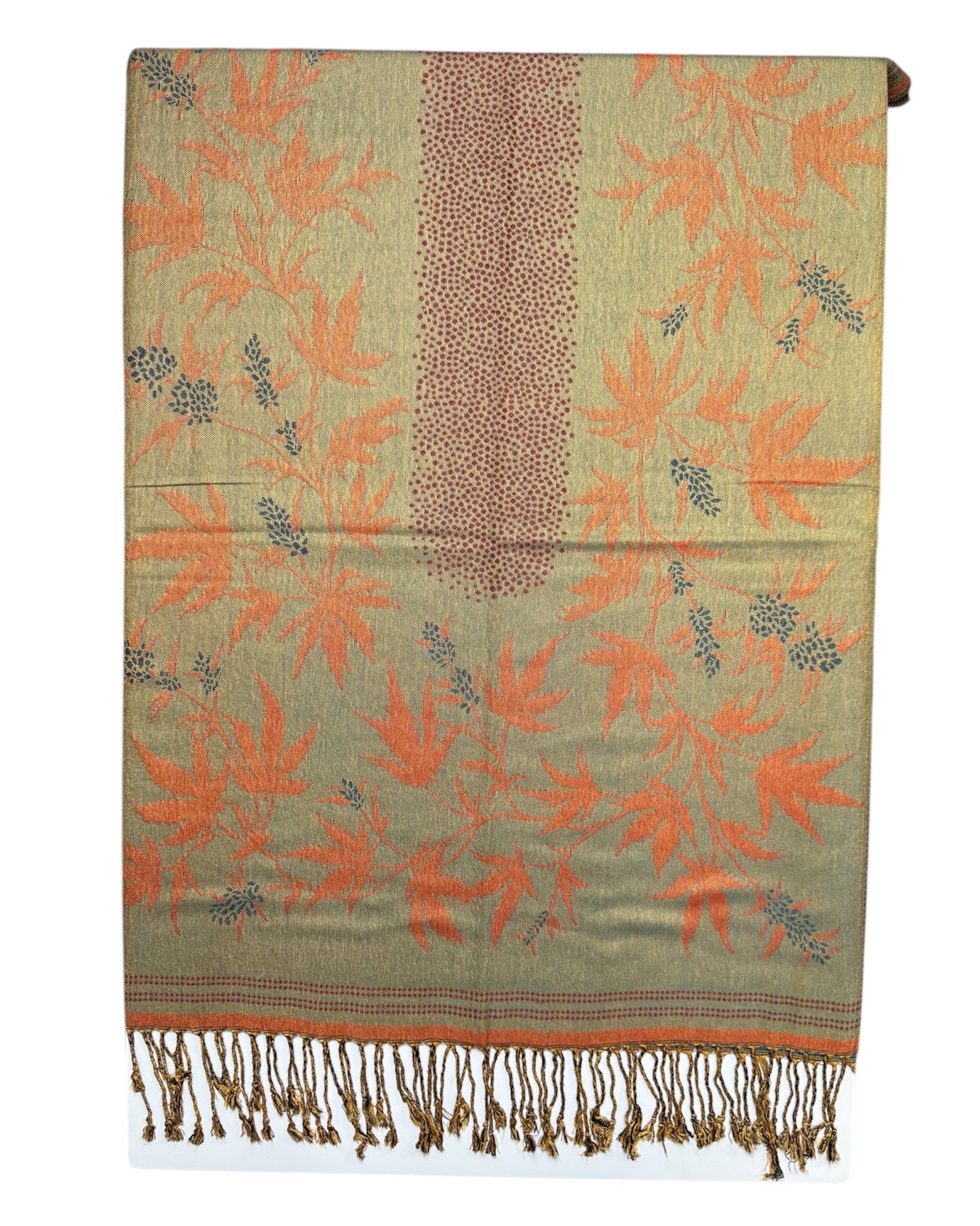 Burgundy Blaze Reversible Rave Pashmina