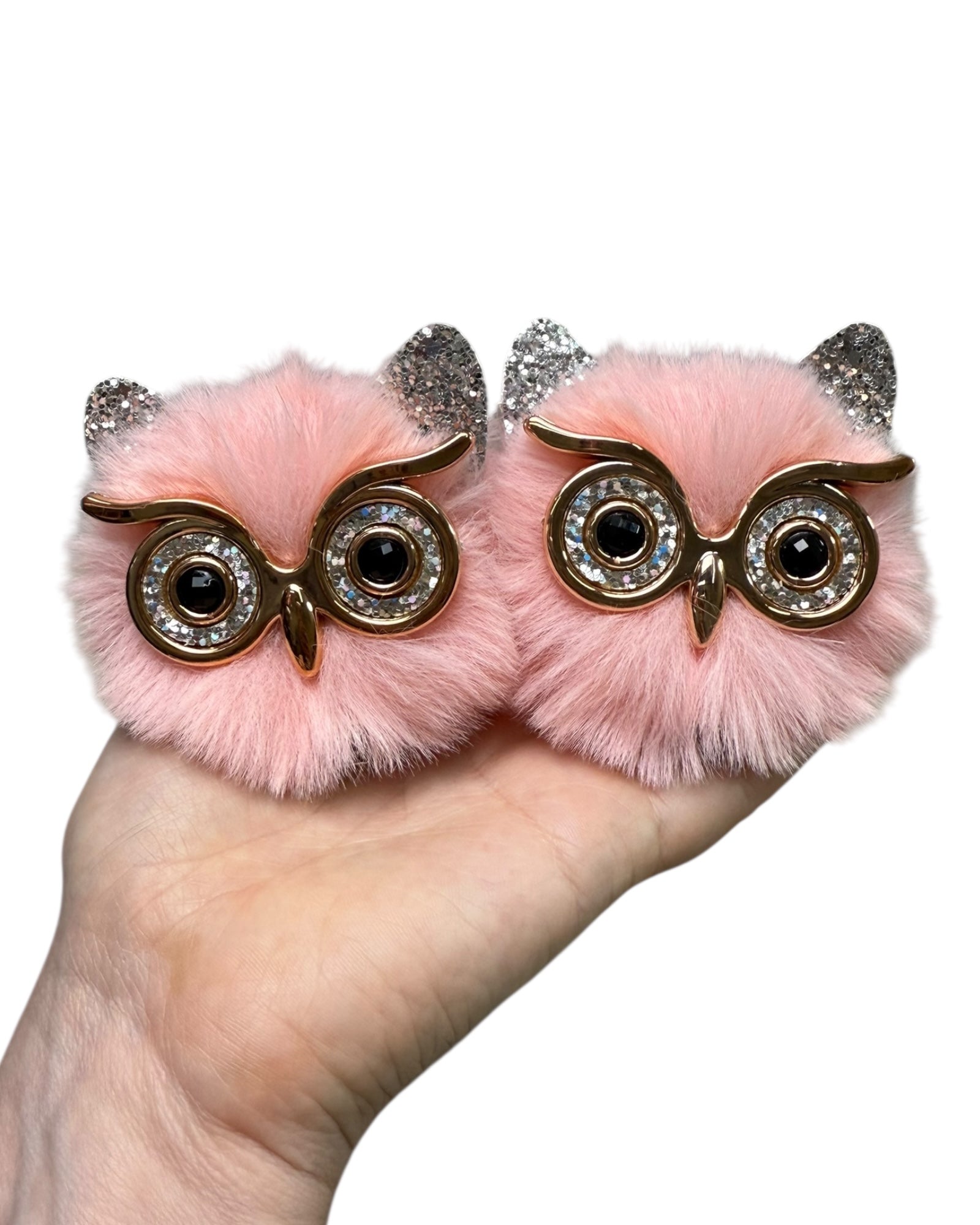 Owl CDセット（RE:BONE, Uzu, FLAP, Boo!!） Owl Space Bunz Pom Pom Hair Clips | Rave & Festival Hair Accessories