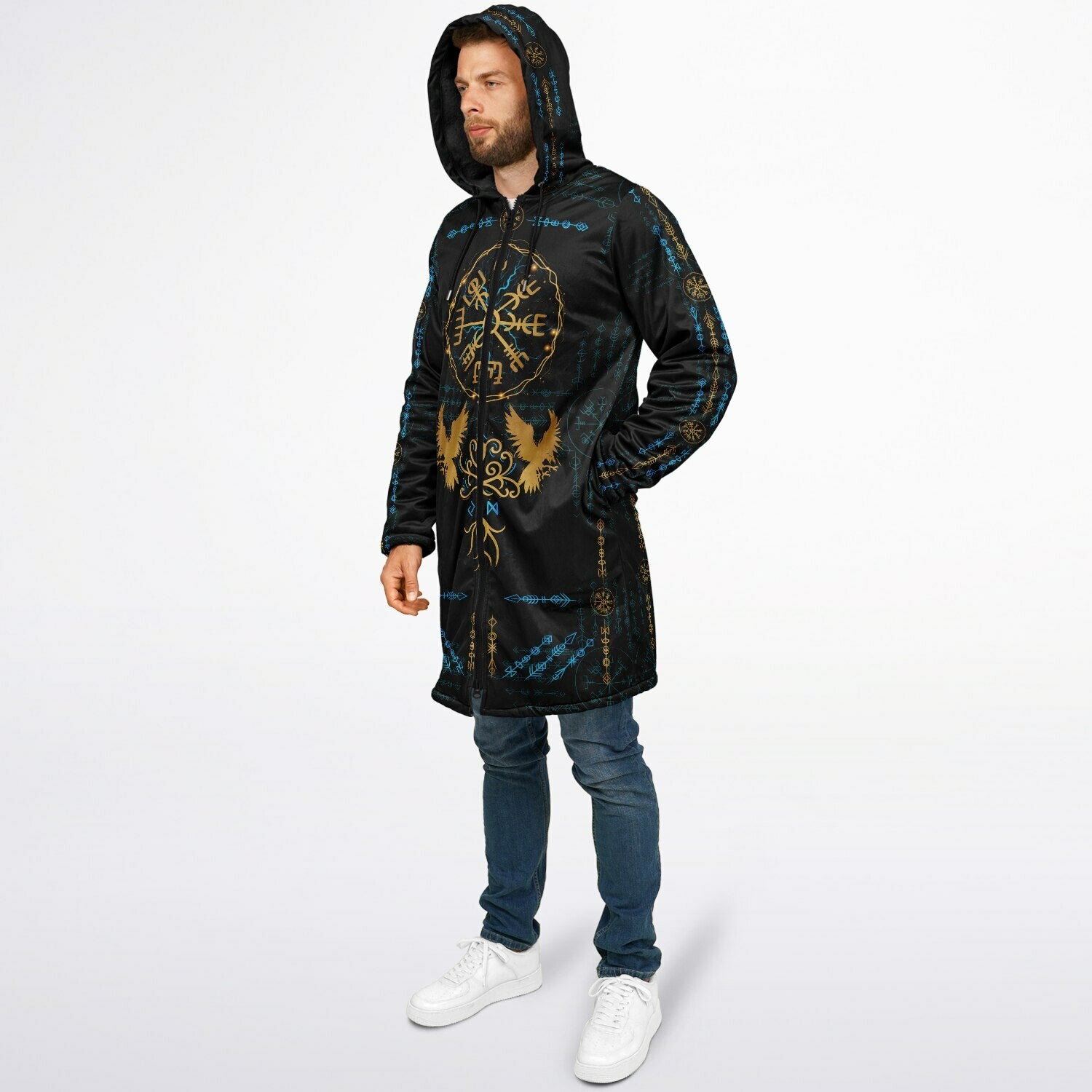 Cape en peluche à fermeture éclair Stormraven 