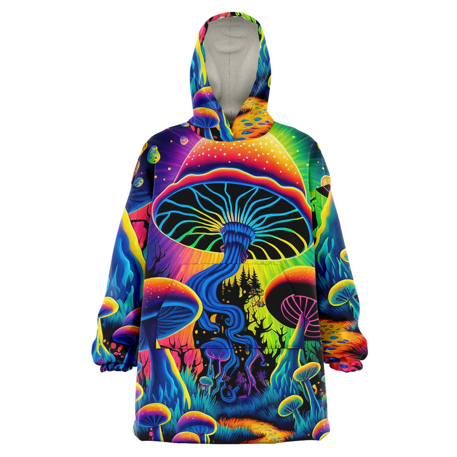 Sudadera con capucha y manta Mushroom Land 