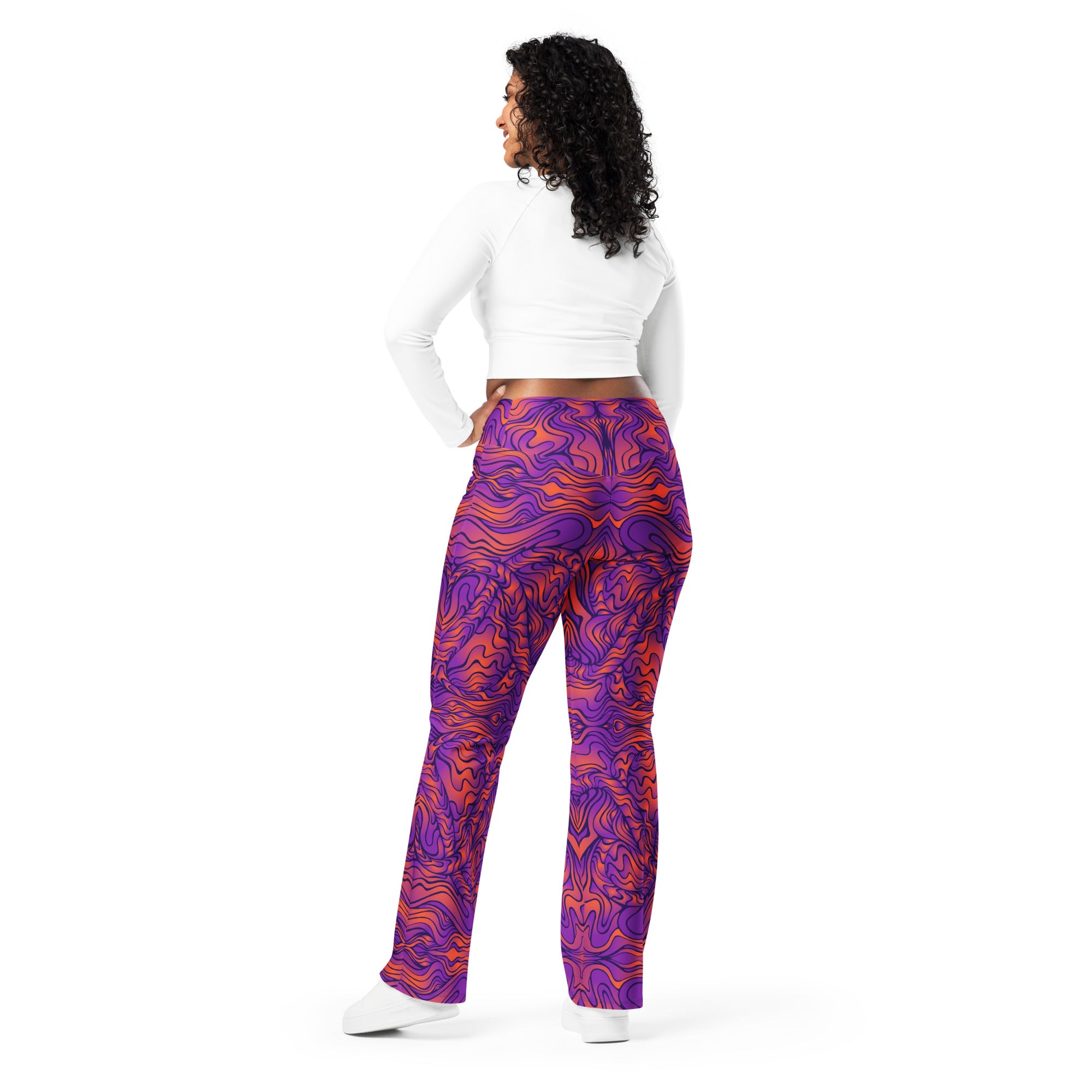 Amethyst Fire Flare Leggings