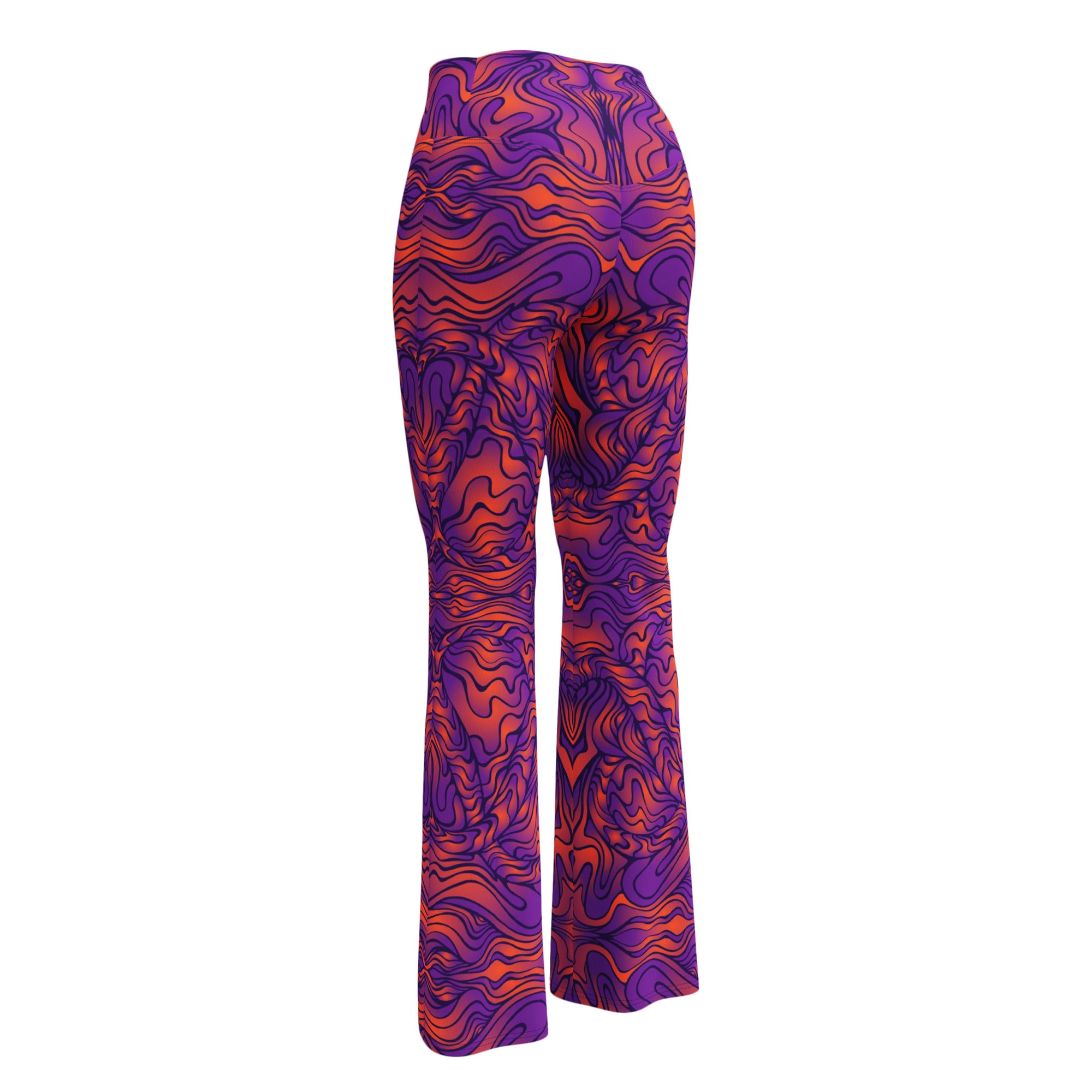 Amethyst Fire Flare Leggings