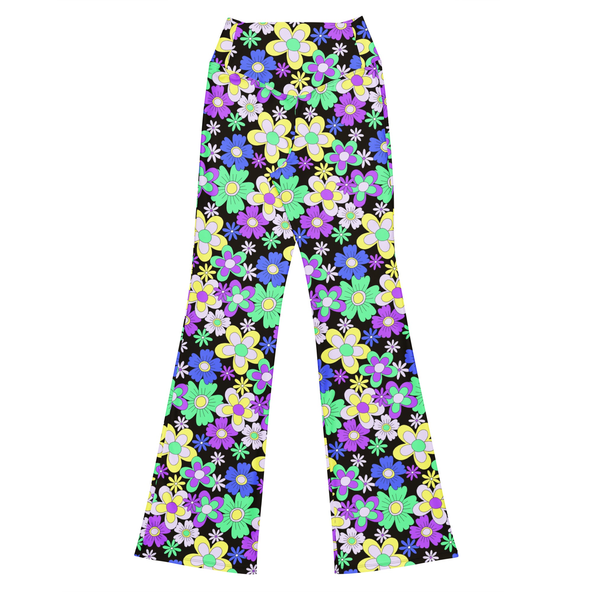 Crazy Daisy Flare leggings