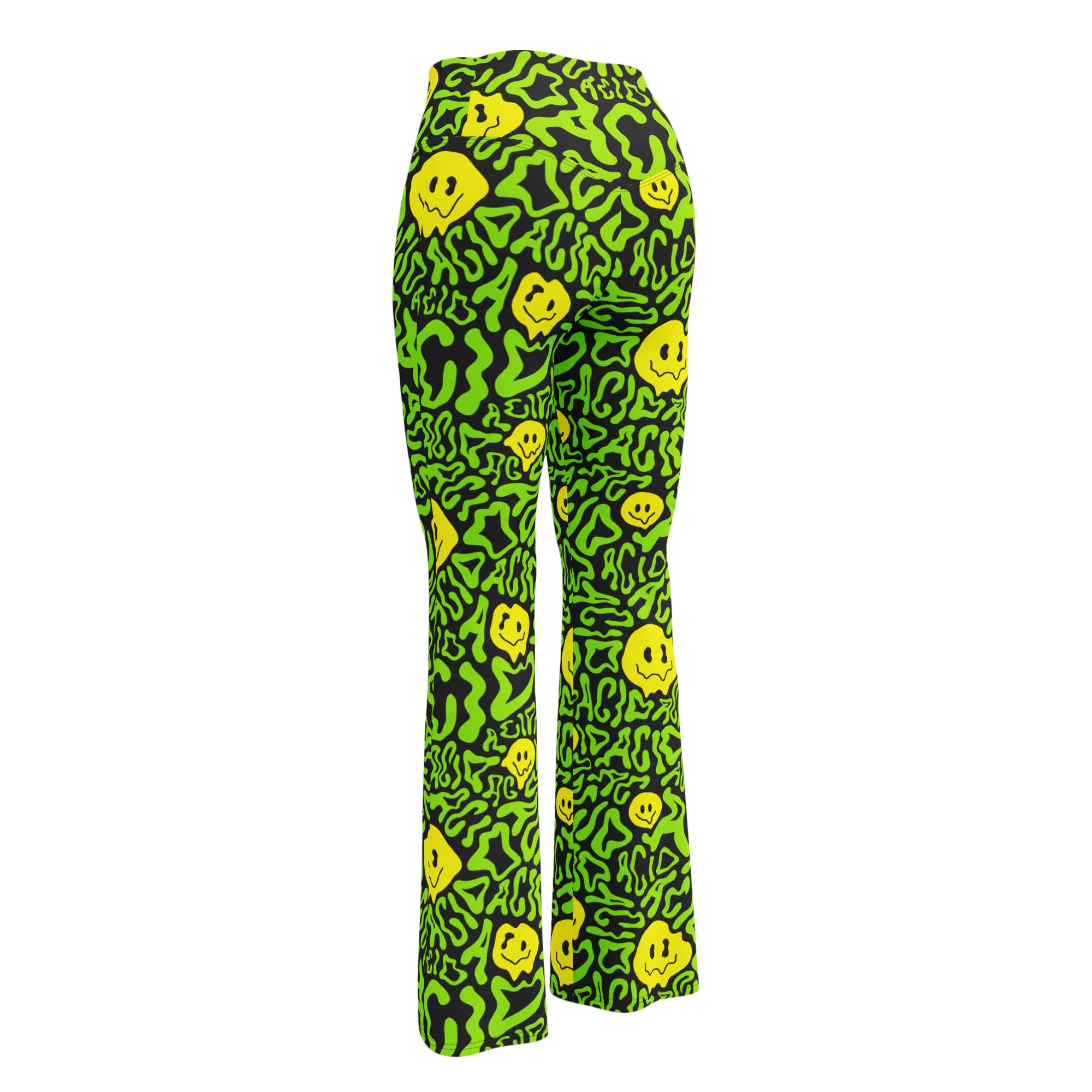 Acid Smilez Flare Leggings