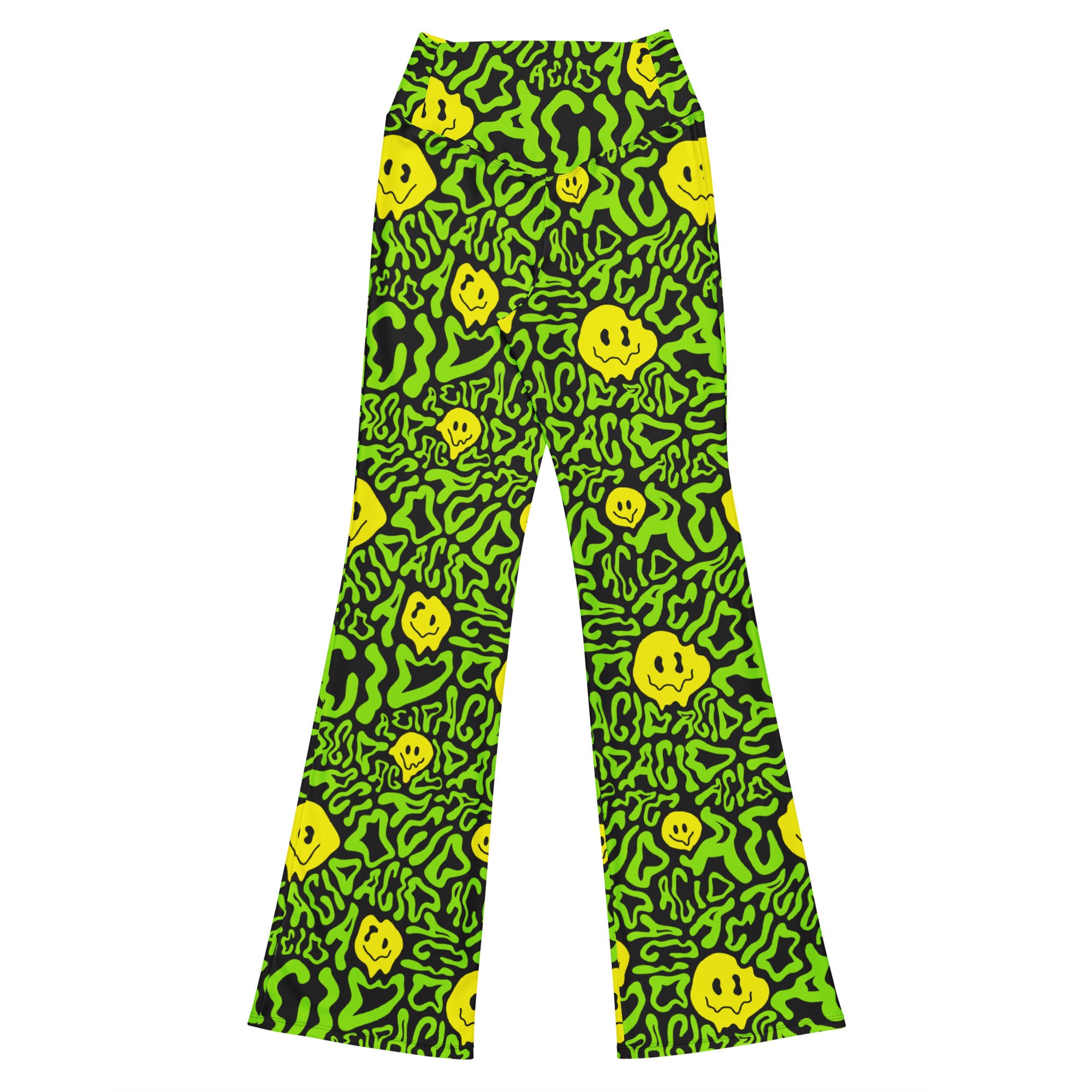 Acid Smilez Flare Leggings