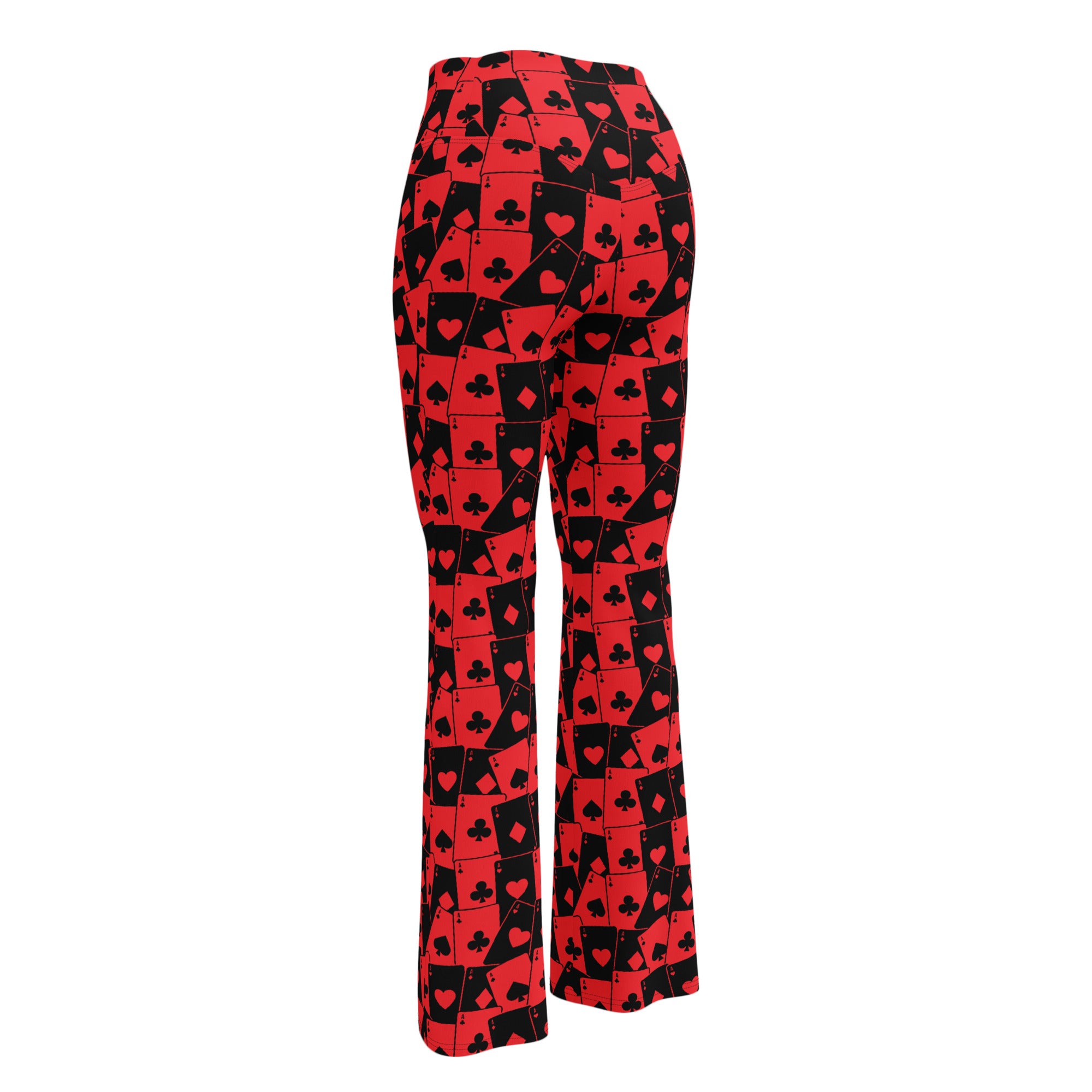 Ace Of Hearts Flare Leggings