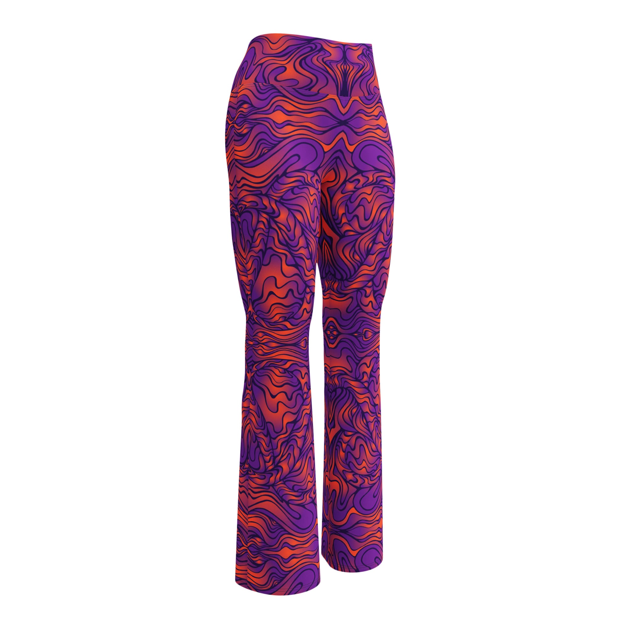 Amethyst Fire Flare Leggings