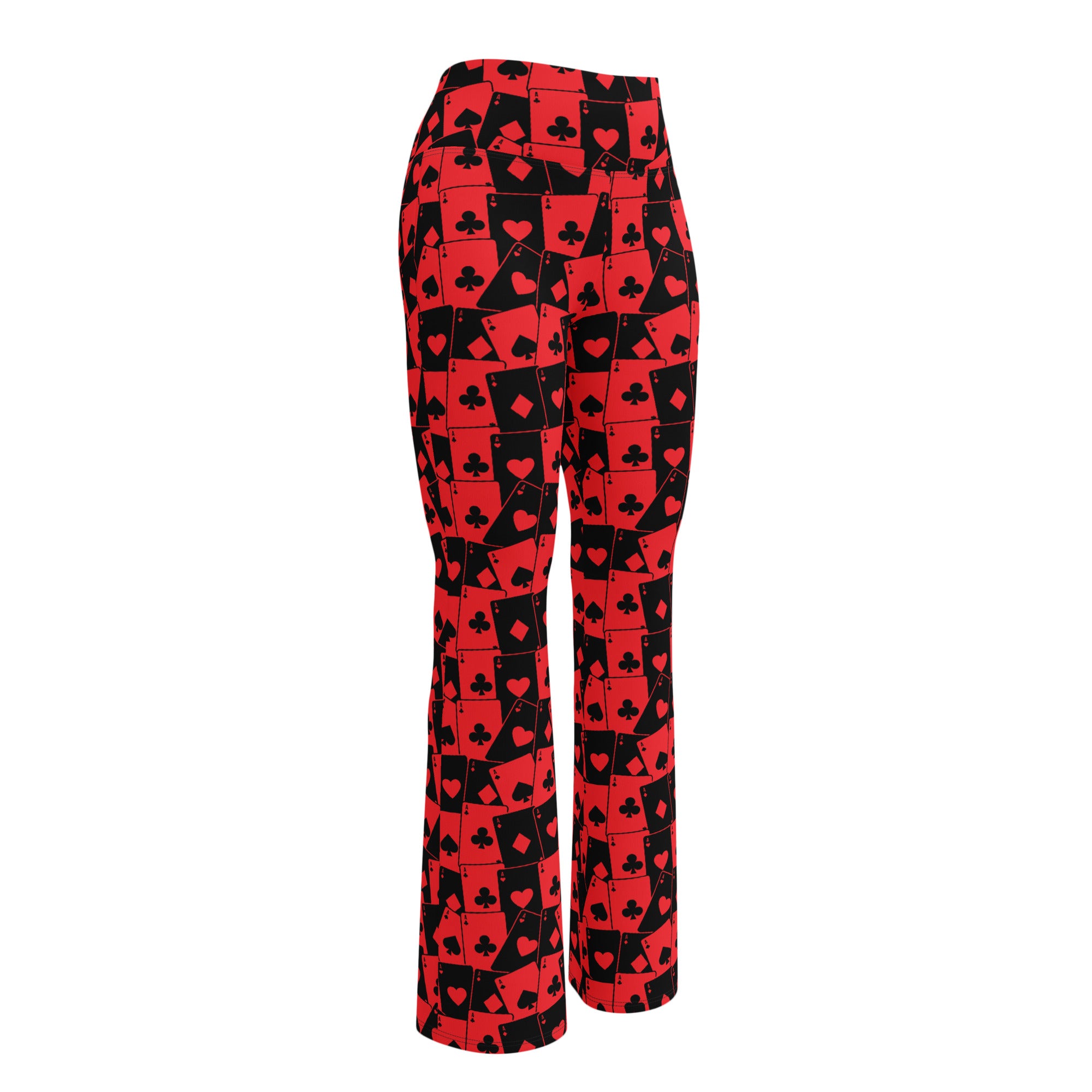 Ace Of Hearts Flare Leggings