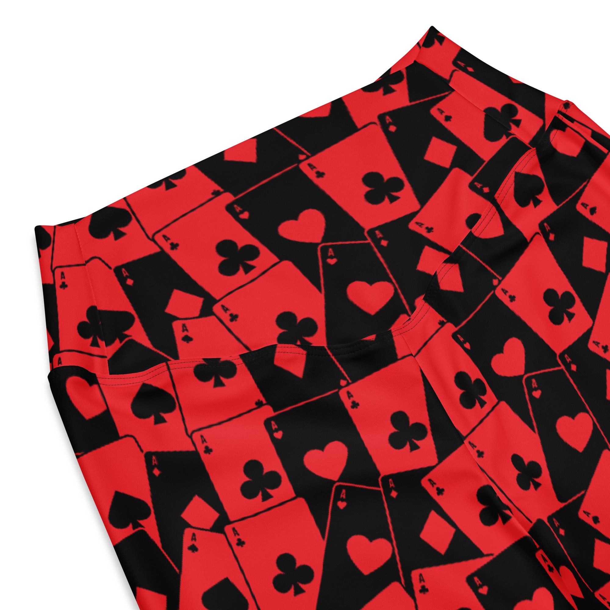 Ace Of Hearts Flare Leggings