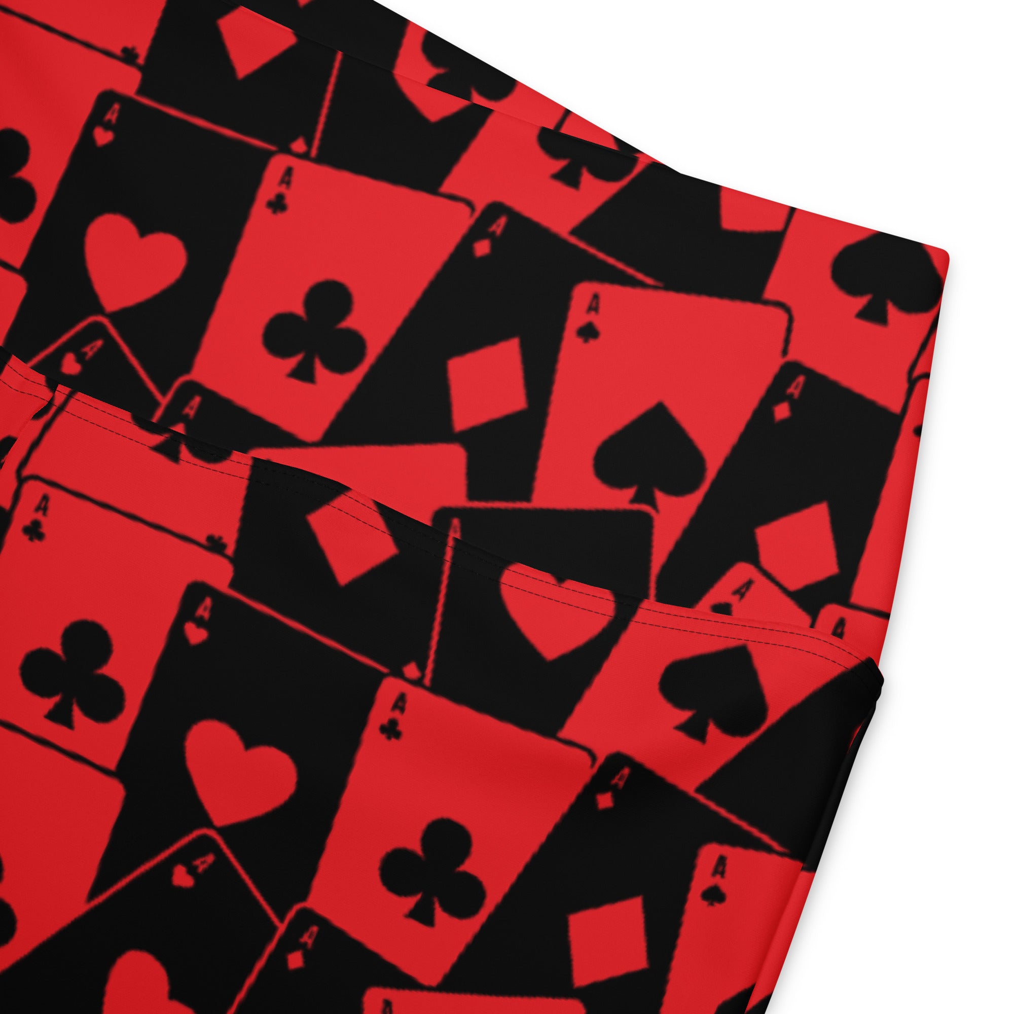 Ace Of Hearts Flare Leggings