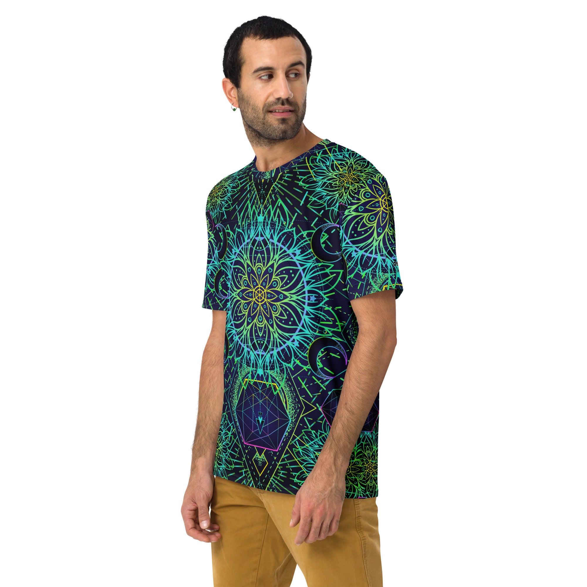 Tranquility Soft Luxe Tee | Geometric Mandala Rave Shirt