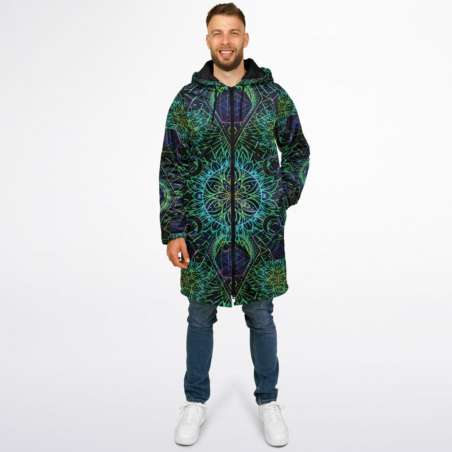 Tranquility Zipper Plush Cloak