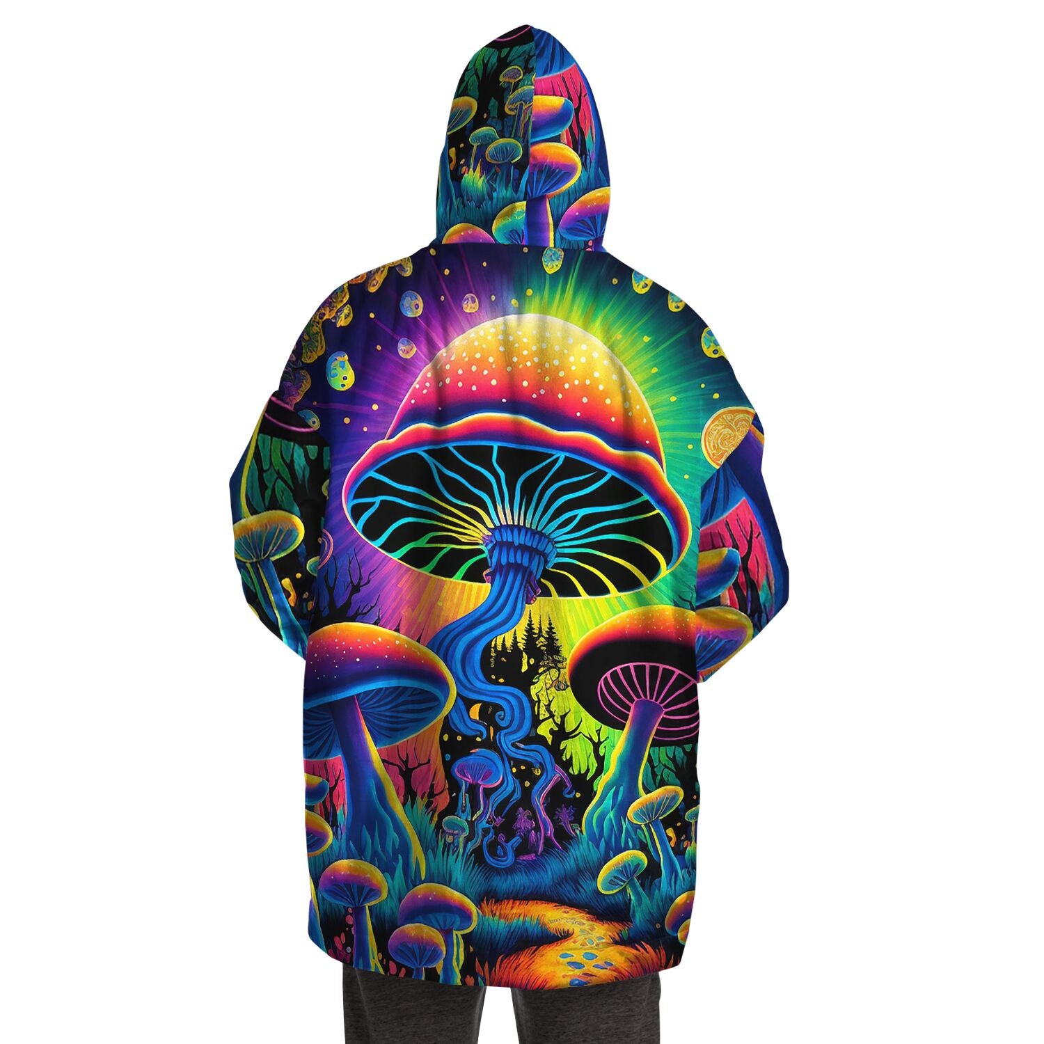 Sudadera con capucha y manta Mushroom Land 