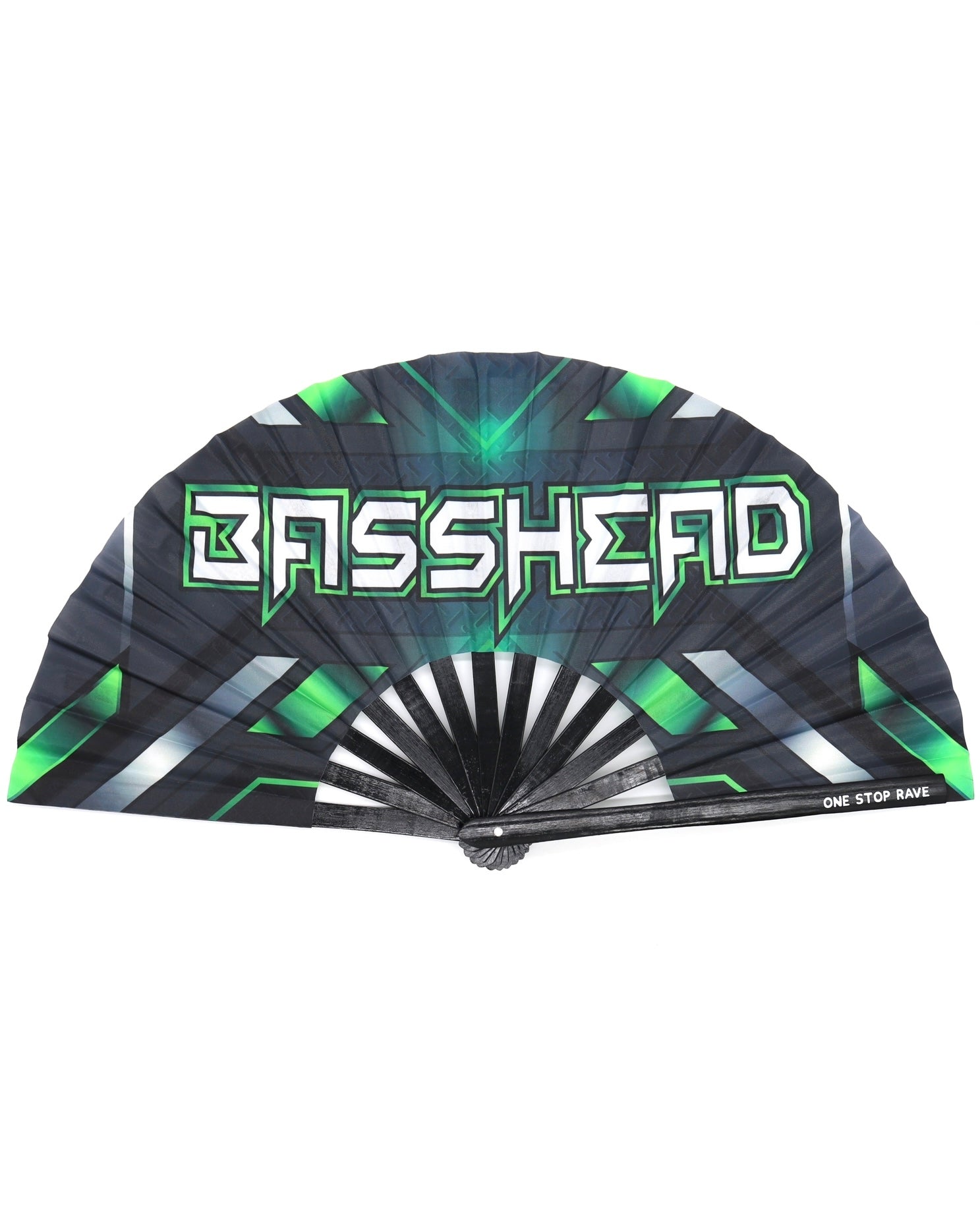 Basshead Hand Fan, Festival Fans 13.5", - One Stop Rave
