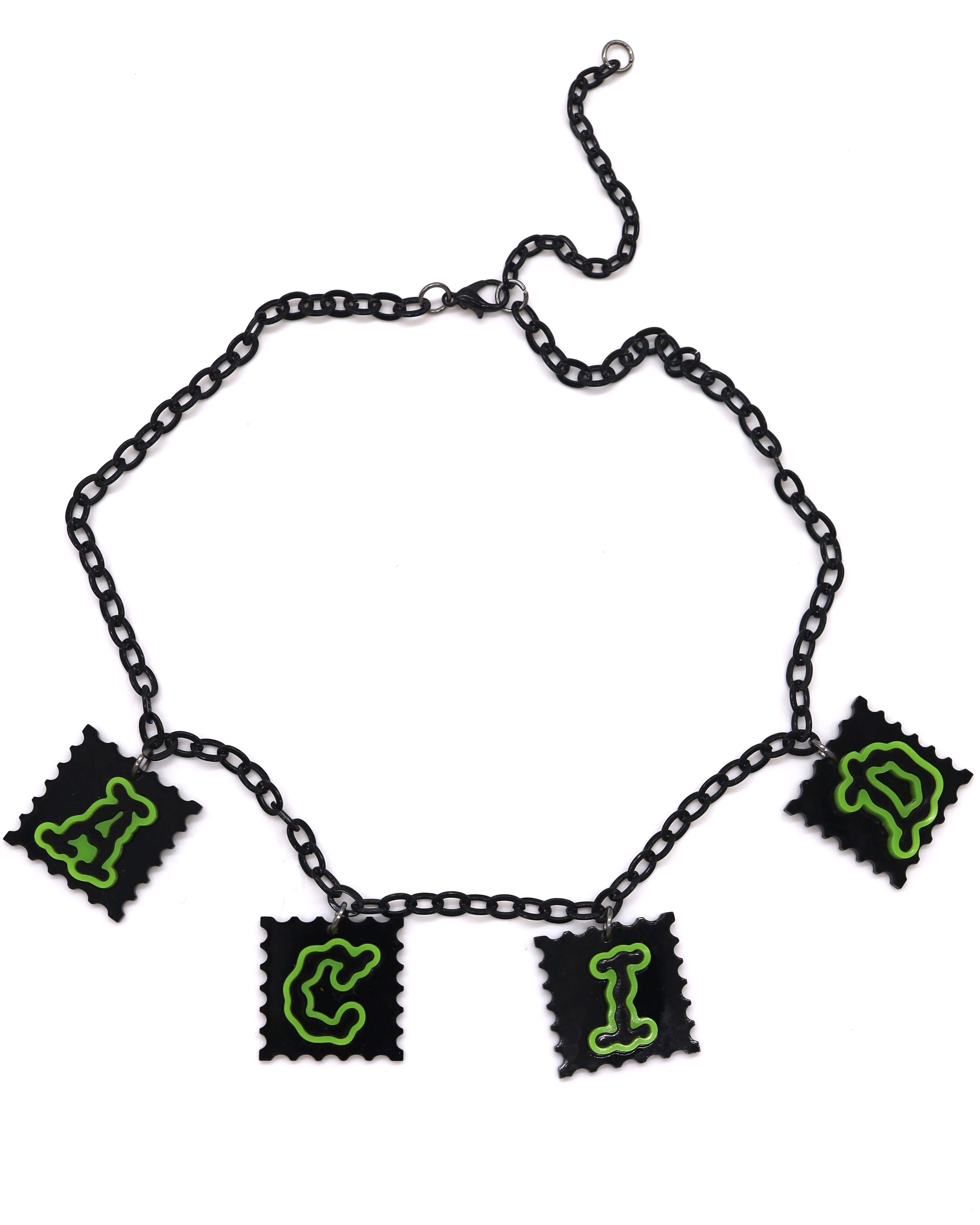 Bicycle Day Choker Necklace, Choker, - One Stop Rave
