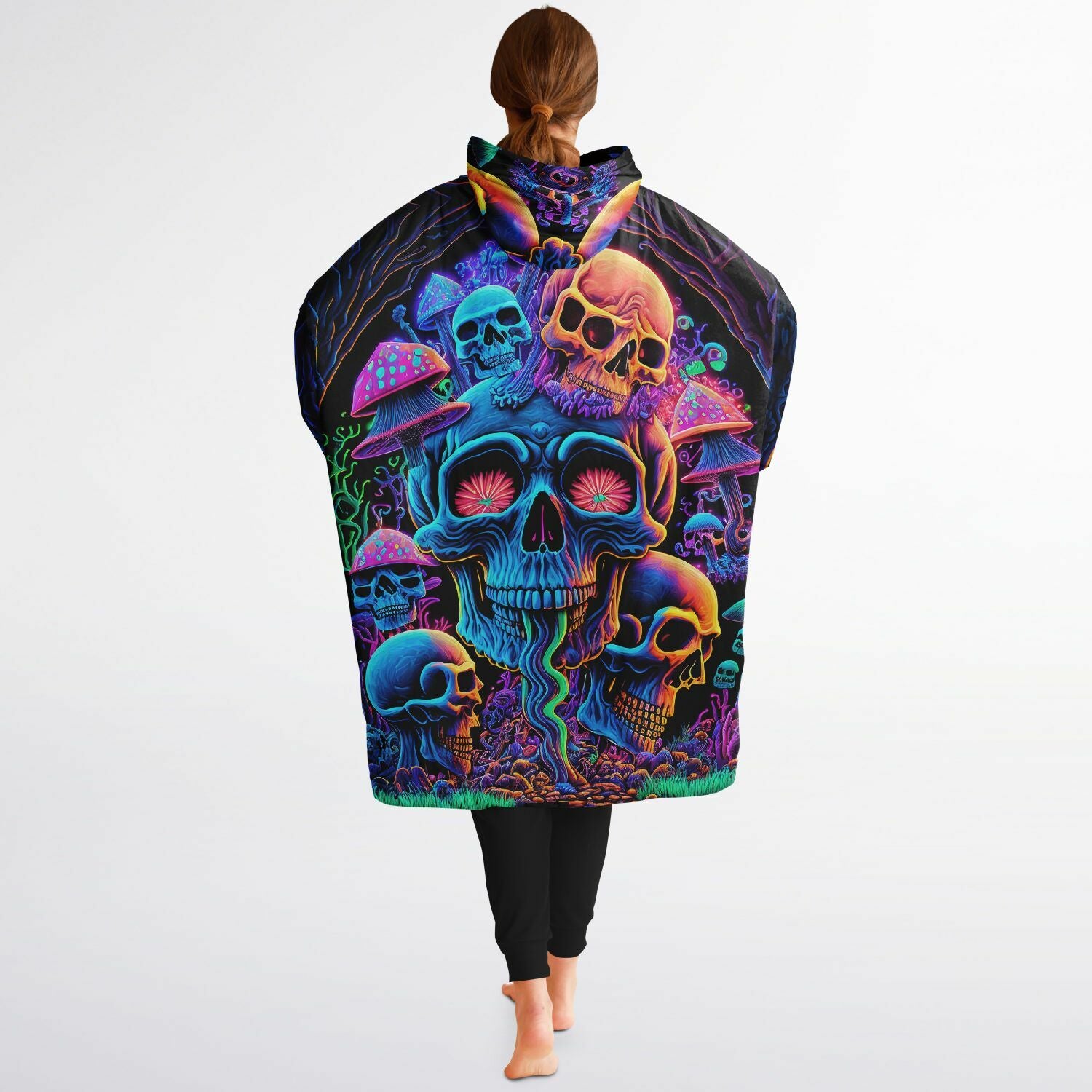 Sweat à capuche psychédélique Skull Sanctuary Cloud