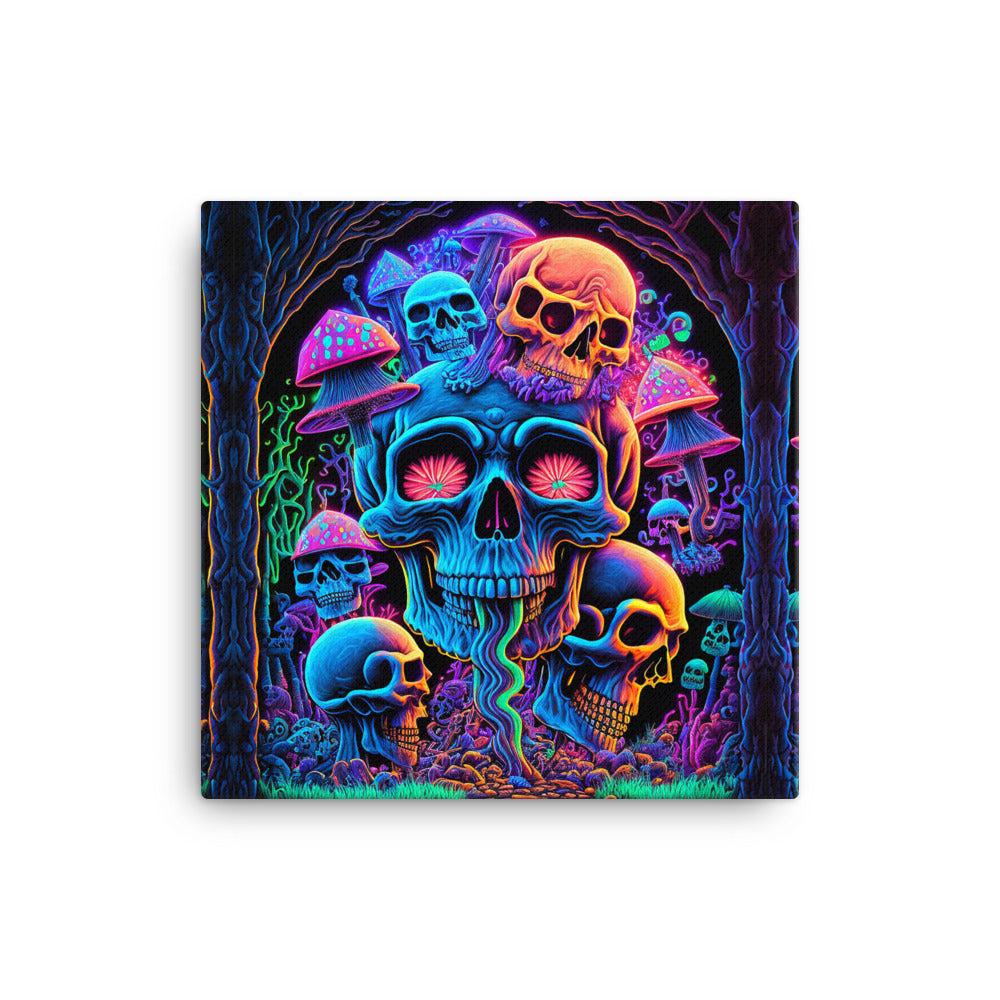 Psychedelic Skeleton store Painting