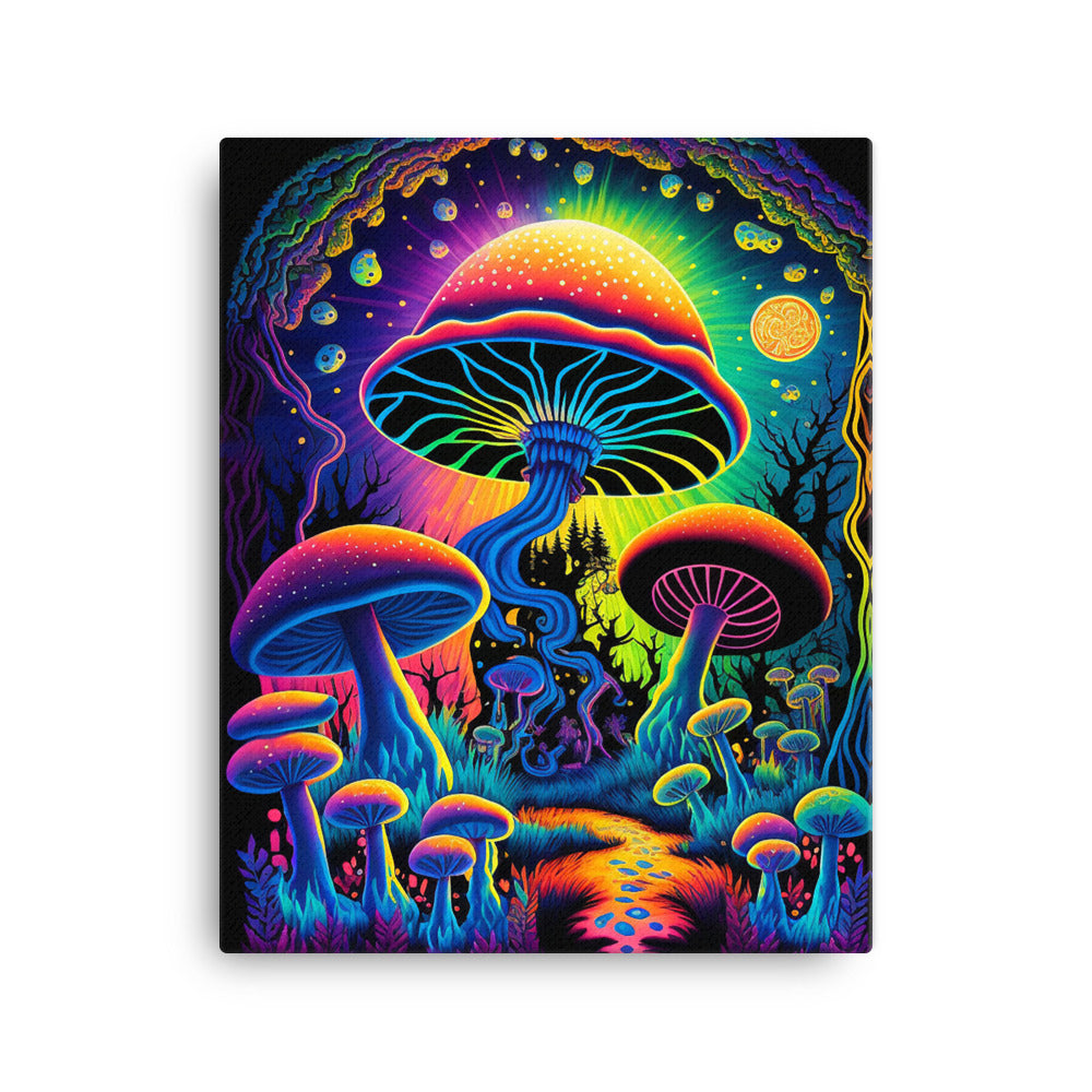 Mushroom Land Canvas
