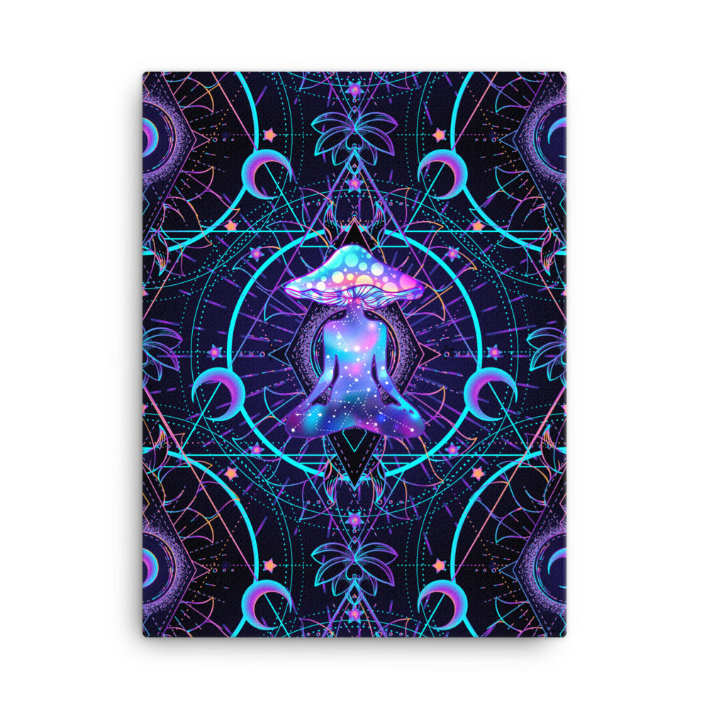 Mushroom Astrology Canvas