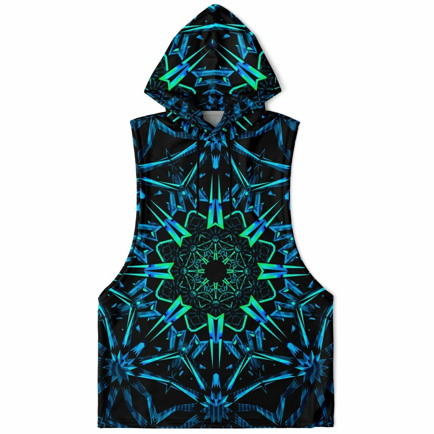 Fractals Sleeveless Hoodie