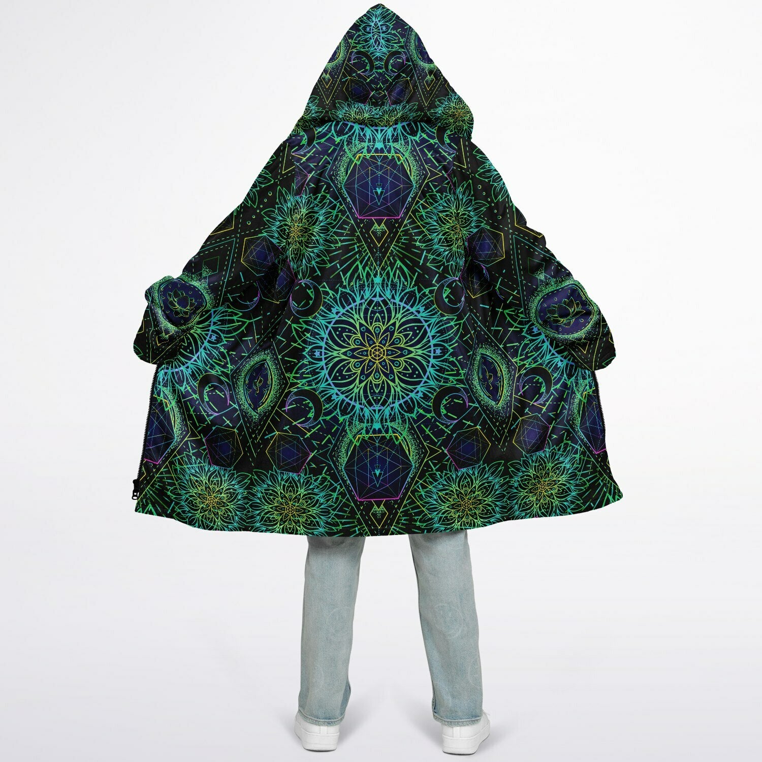 Tranquility Zipper Plush Cloak
