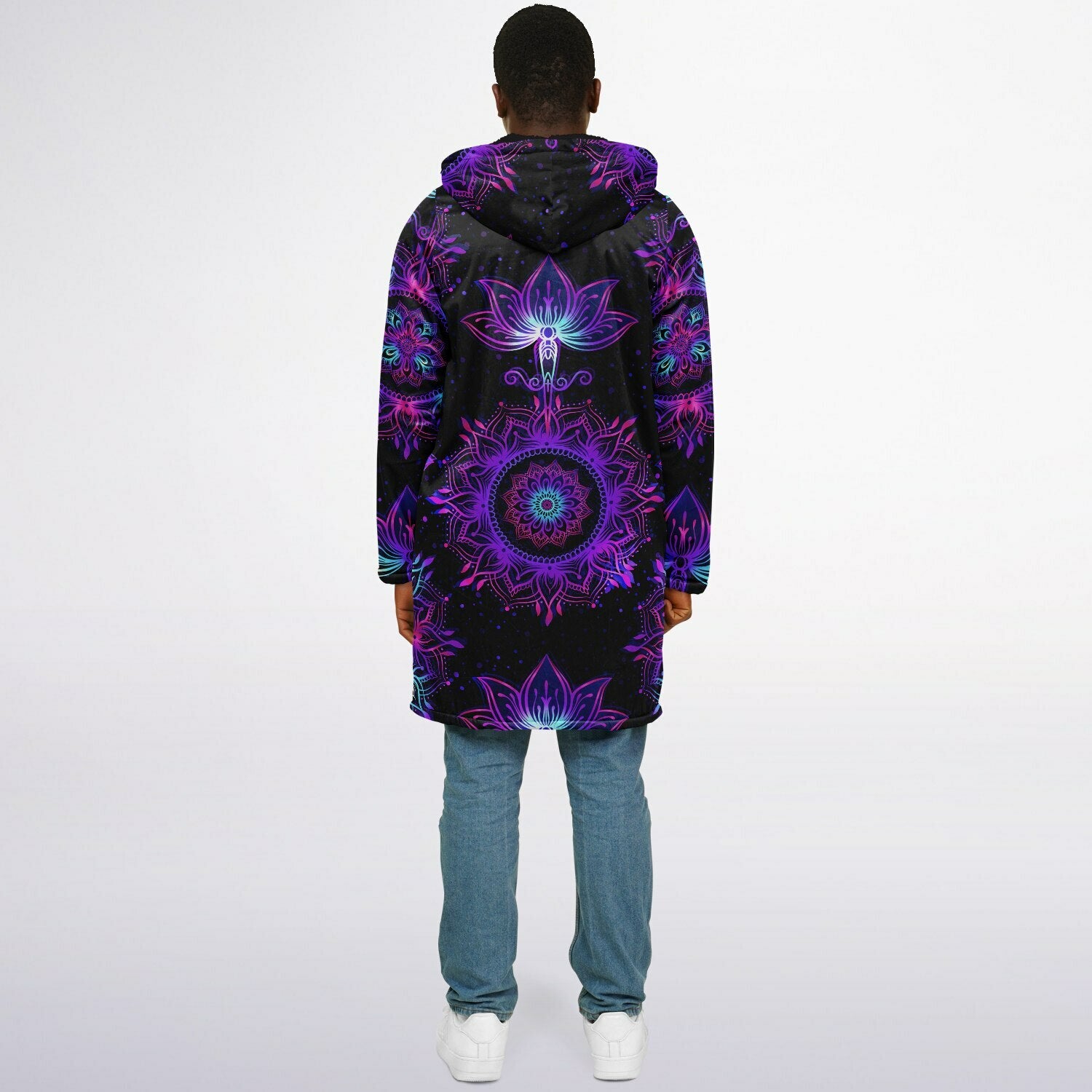 Starlight Mandala Zipper Plush Cloak