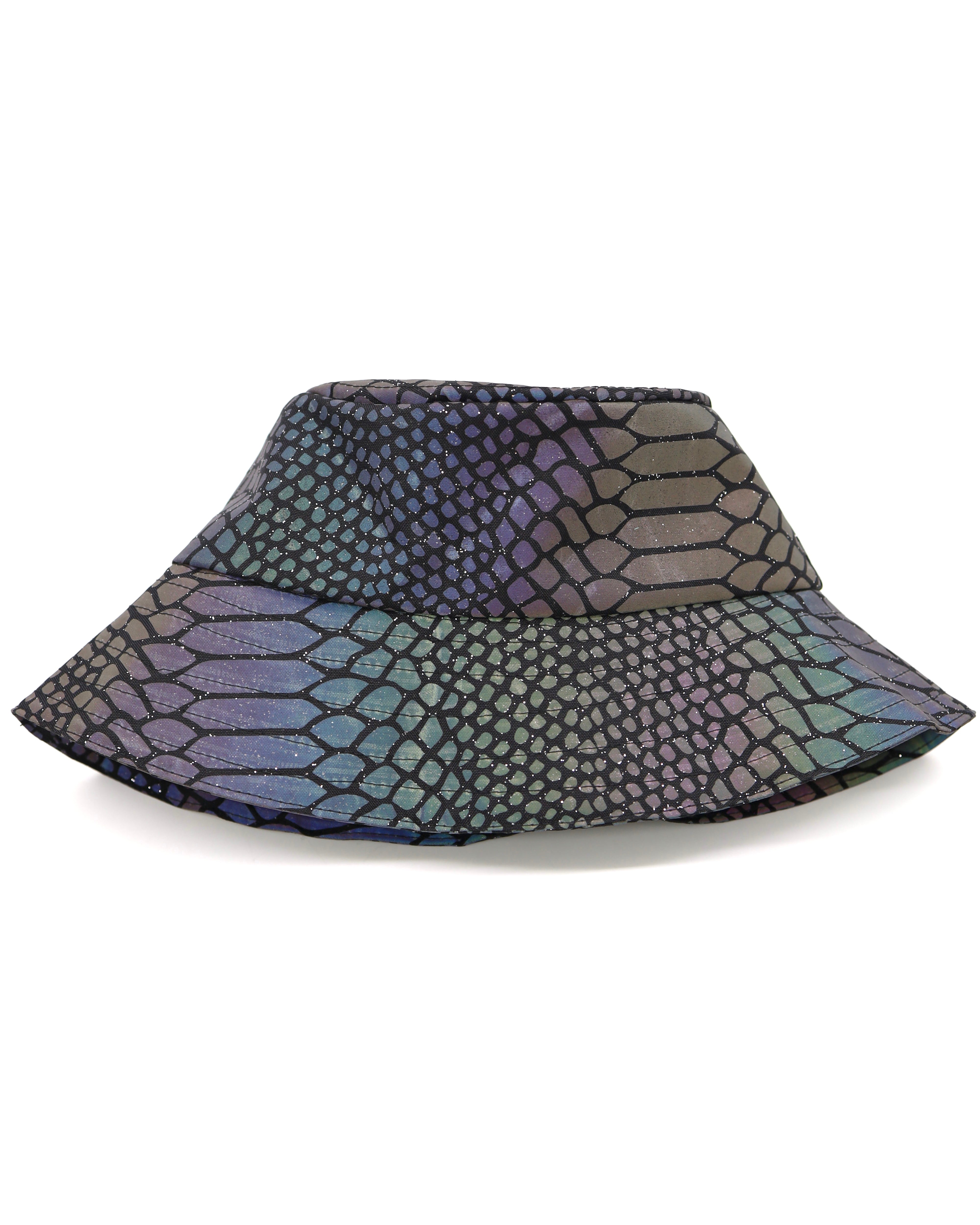 Dragonfly Reflective Bucket Hat, Bucket Hat, - One Stop Rave