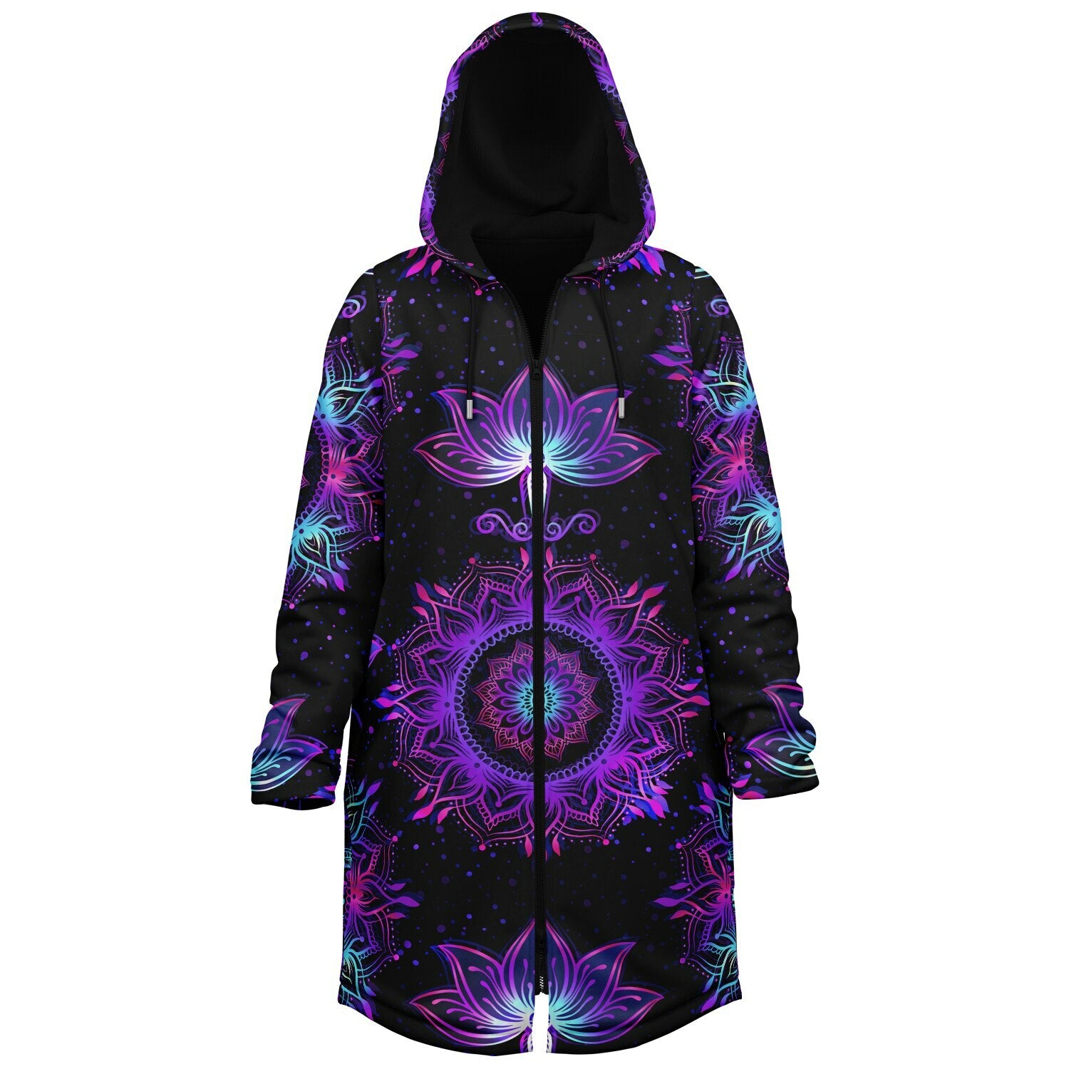 Starlight Mandala Zipper Plush Cloak
