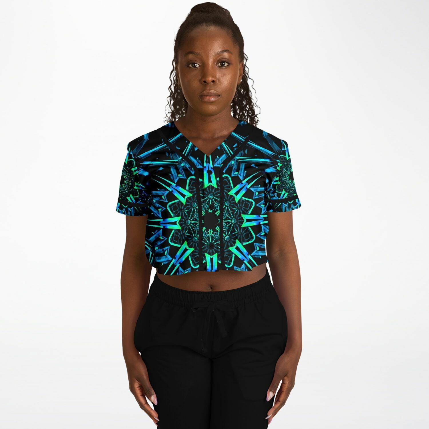 Fractals Cropped Jersey