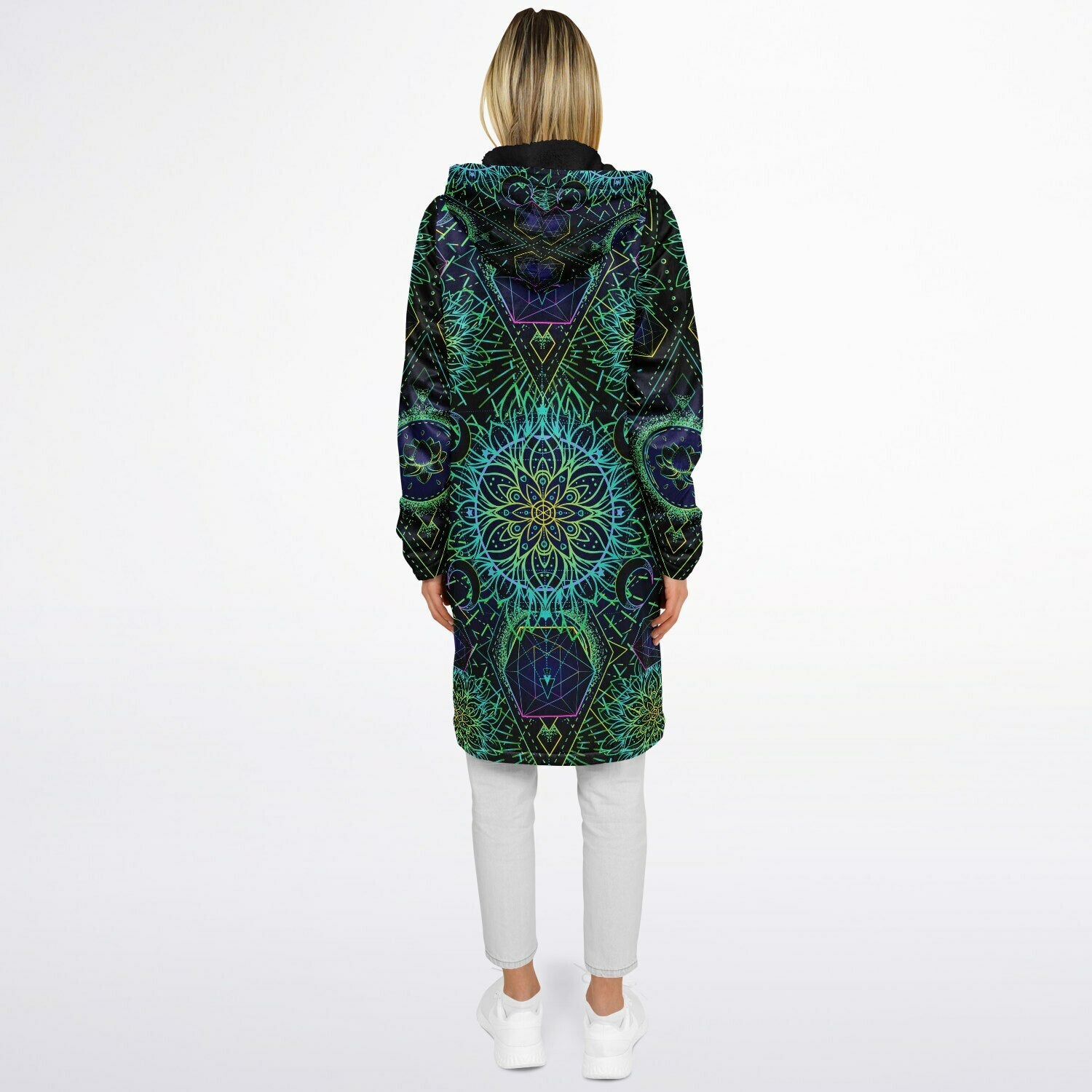 Tranquility Zipper Plush Cloak