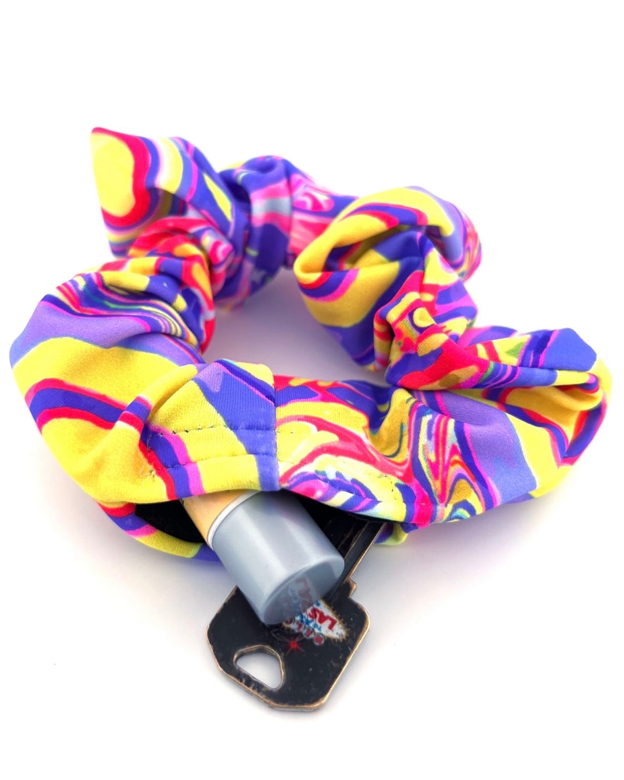 Groove Stash Scrunchie with hidden pocket - One Stop Rave