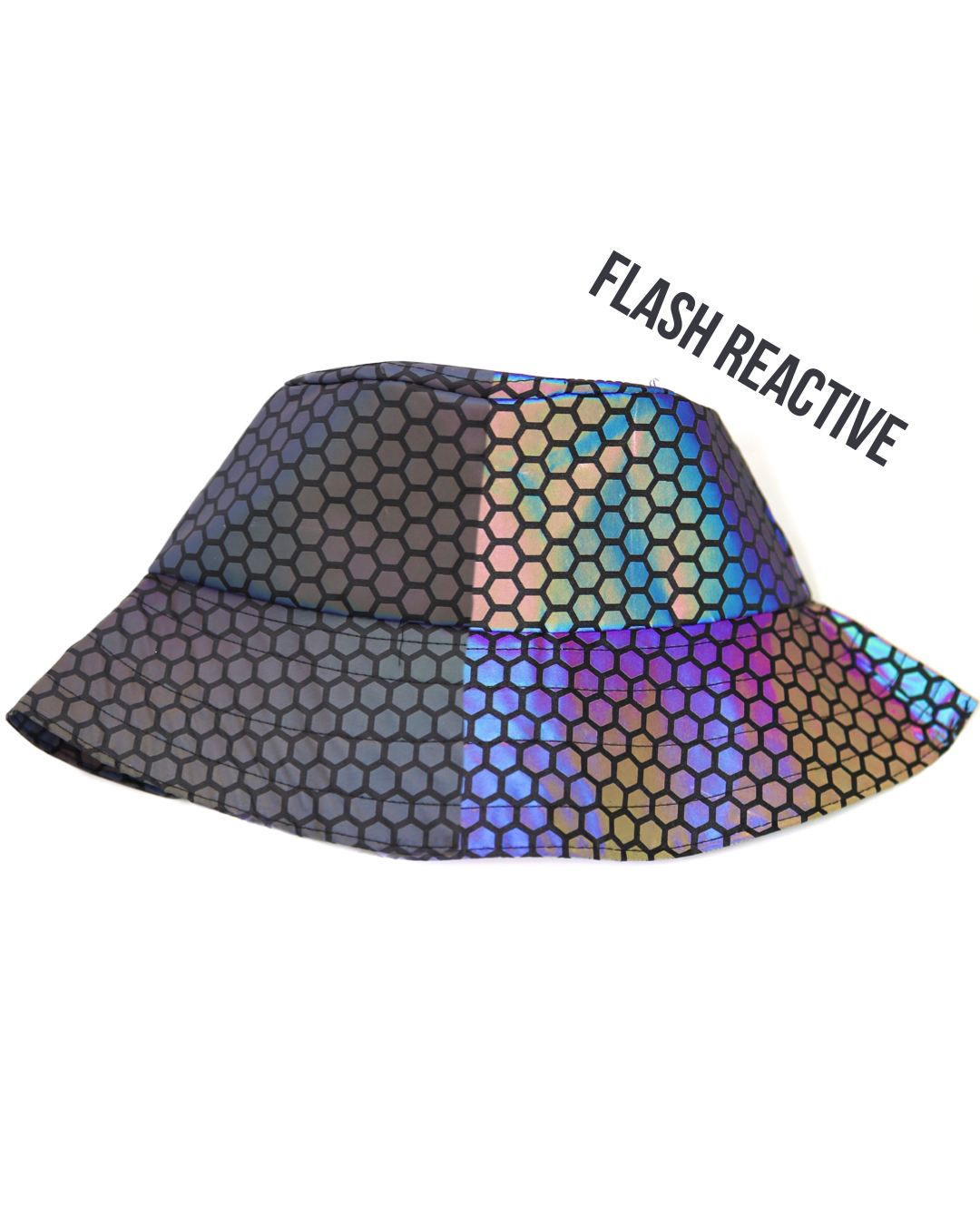 Hex A Rex Reflective Bucket Hat, Bucket Hat, - One Stop Rave