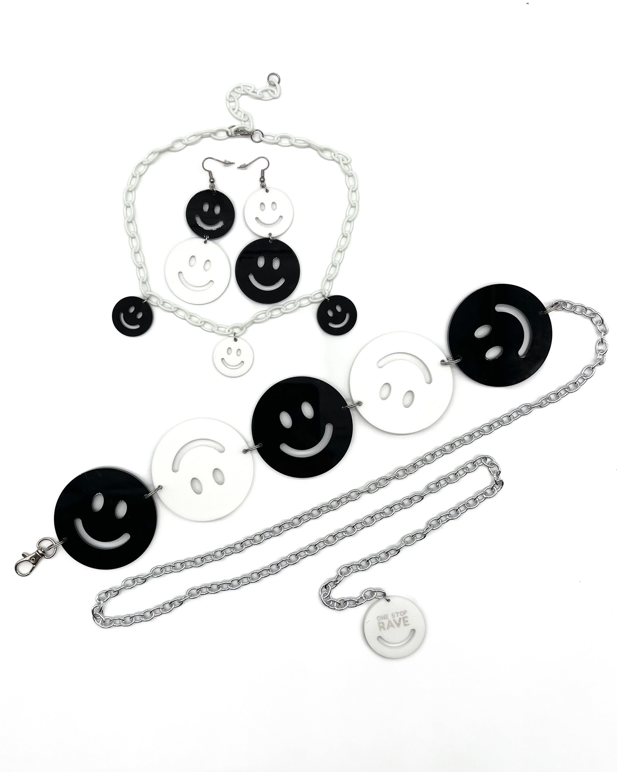 All Smiles Tiered Earrings, Dangle Earrings, - One Stop Rave