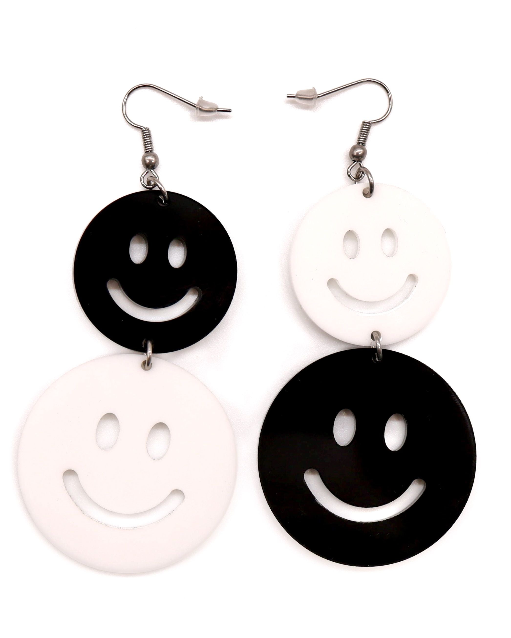 All Smiles Tiered Earrings, Dangle Earrings, - One Stop Rave