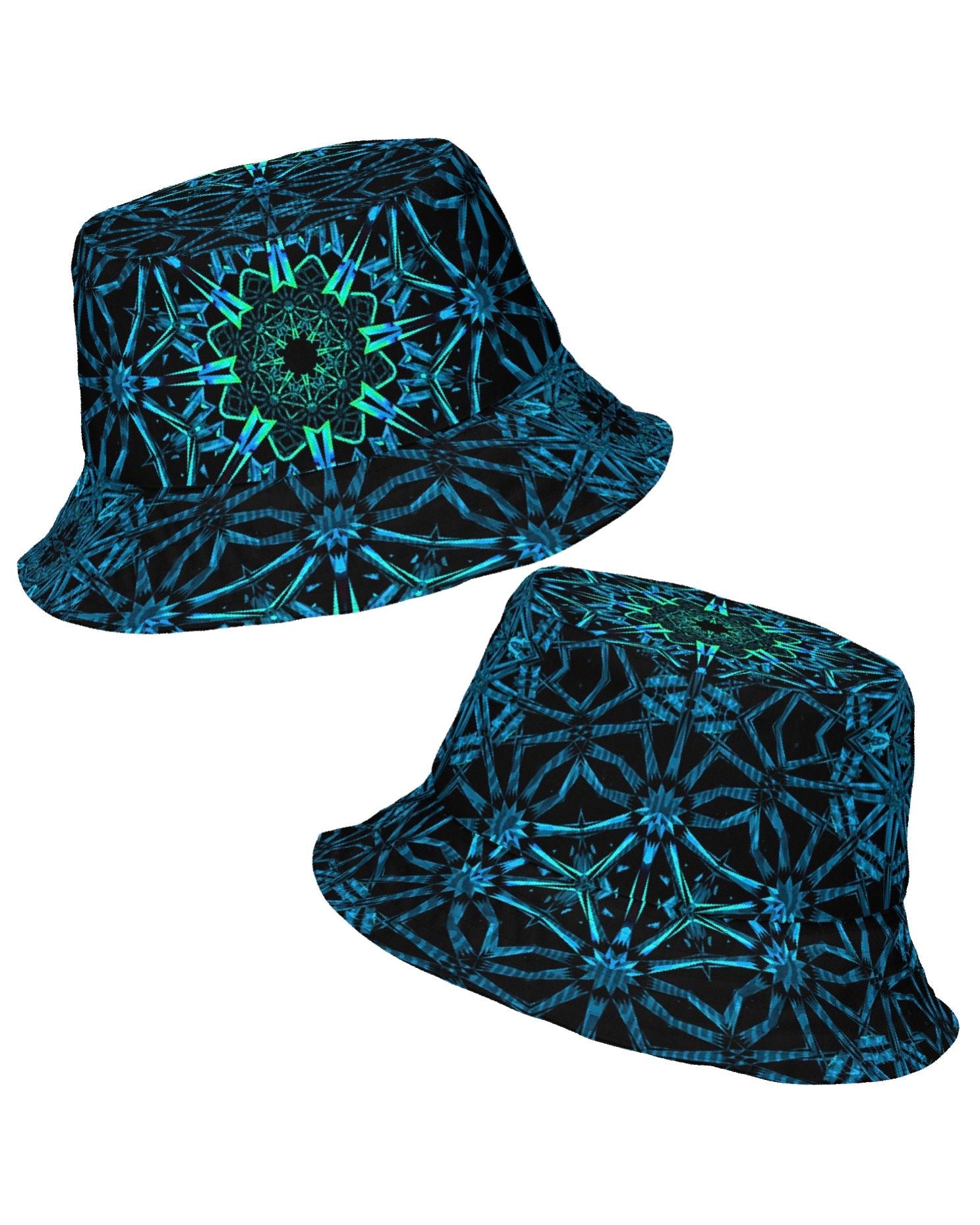 Fractals Reversible Bucket Hat | Sustainable Festival and Rave Wear