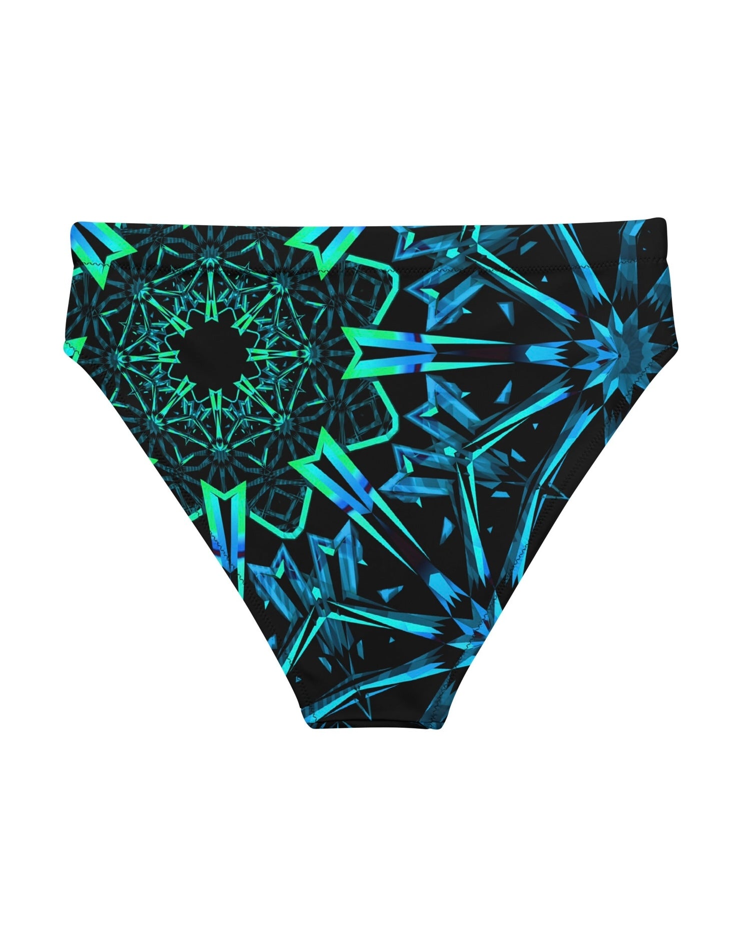 Fractals Recycled High-Waisted Bottoms, High-Waisted Bottoms, - One Stop Rave